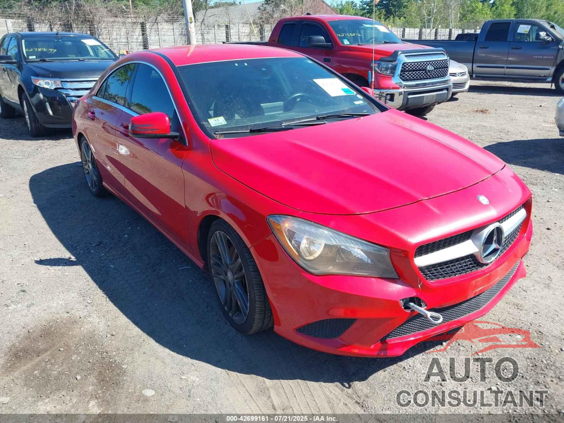 MERCEDES-BENZ CLA 250 2015 - WDDSJ4GB3FN214230
