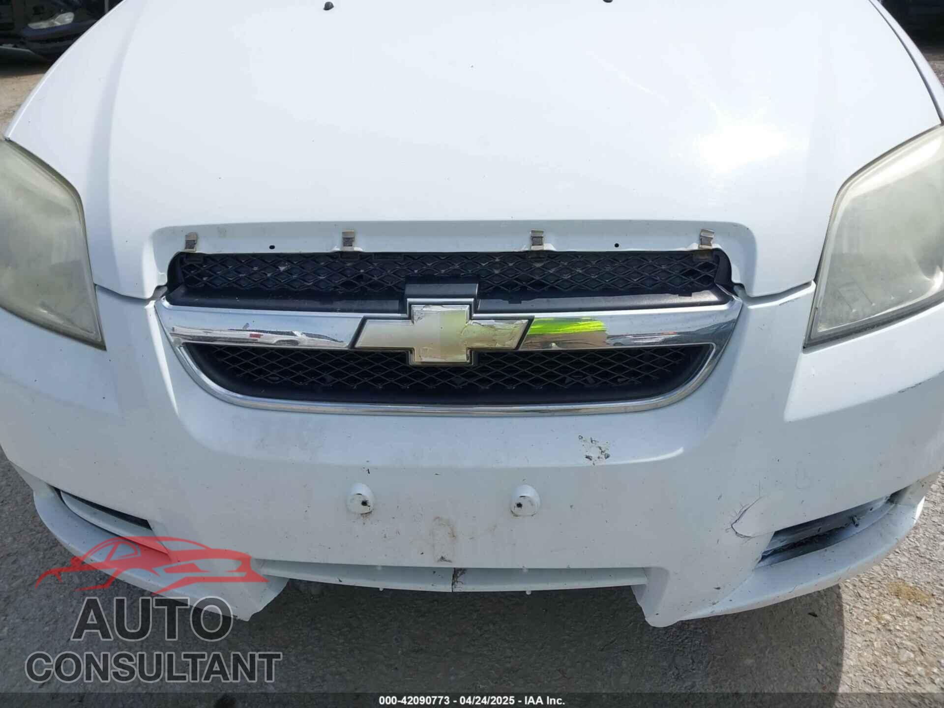 CHEVROLET AVEO 2011 - KL1TD5DE7BB139819