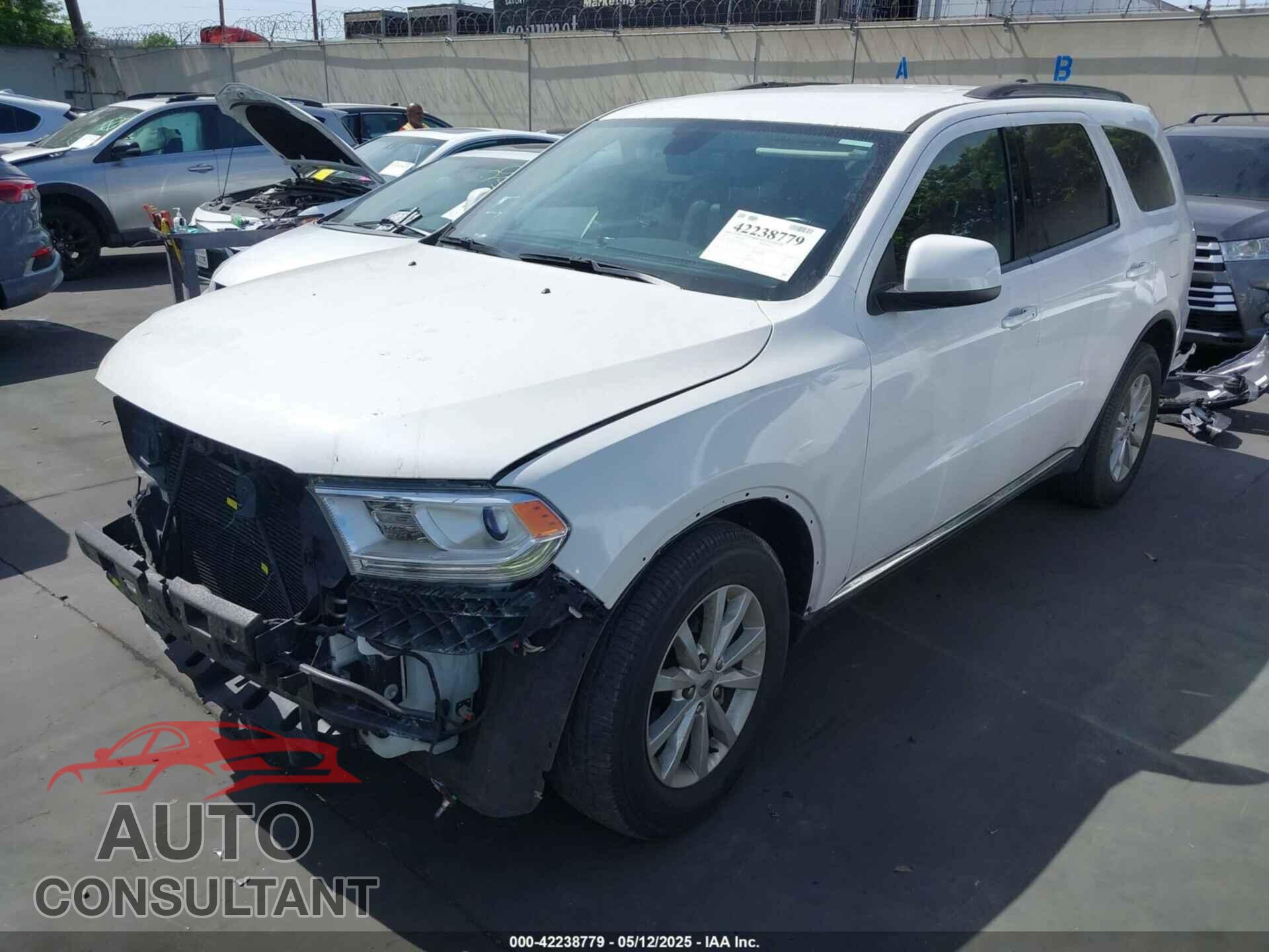 DODGE DURANGO 2020 - 1C4RDHAG3LC381125
