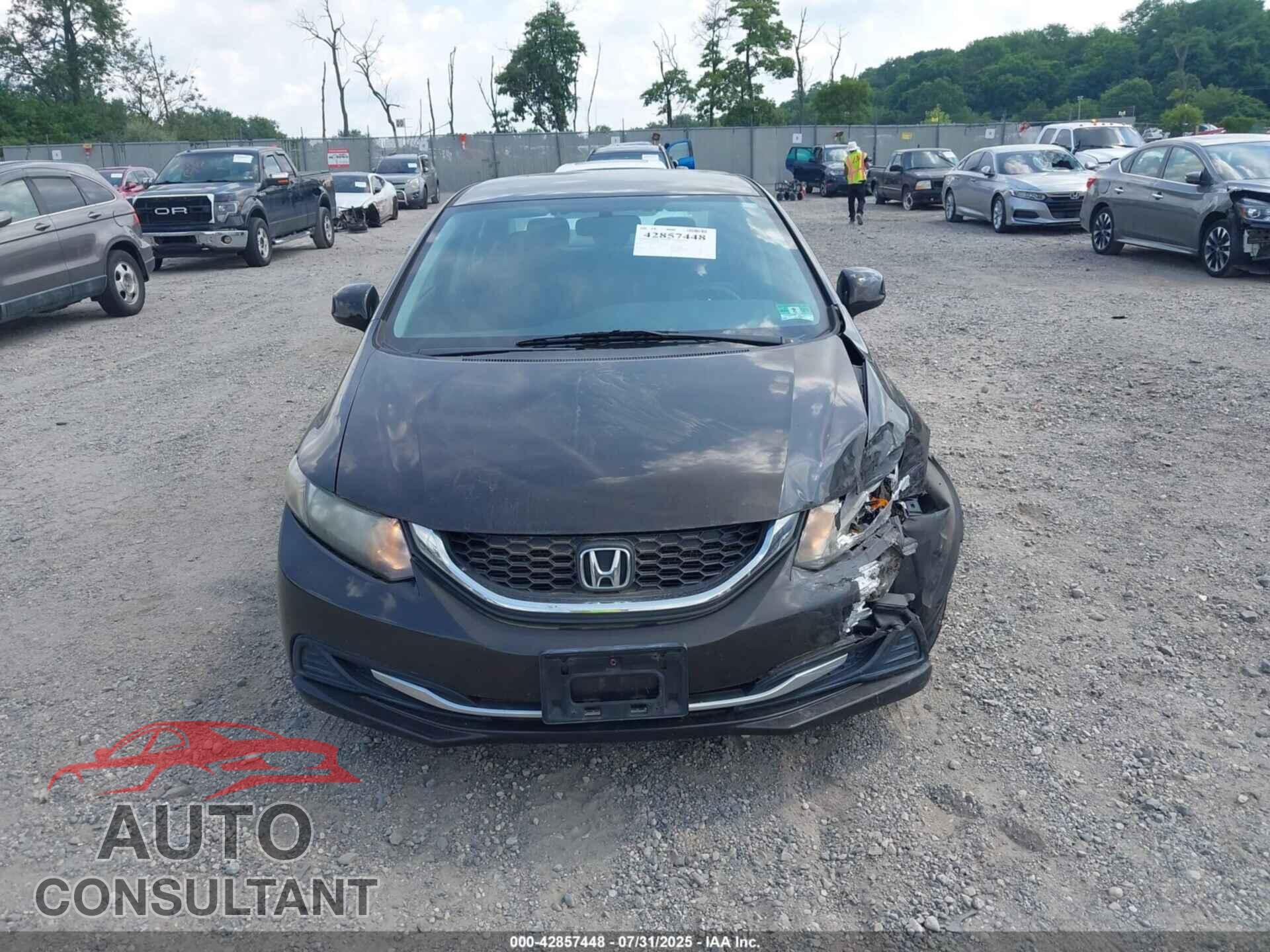 HONDA CIVIC 2013 - 2HGFB2F65DH533122