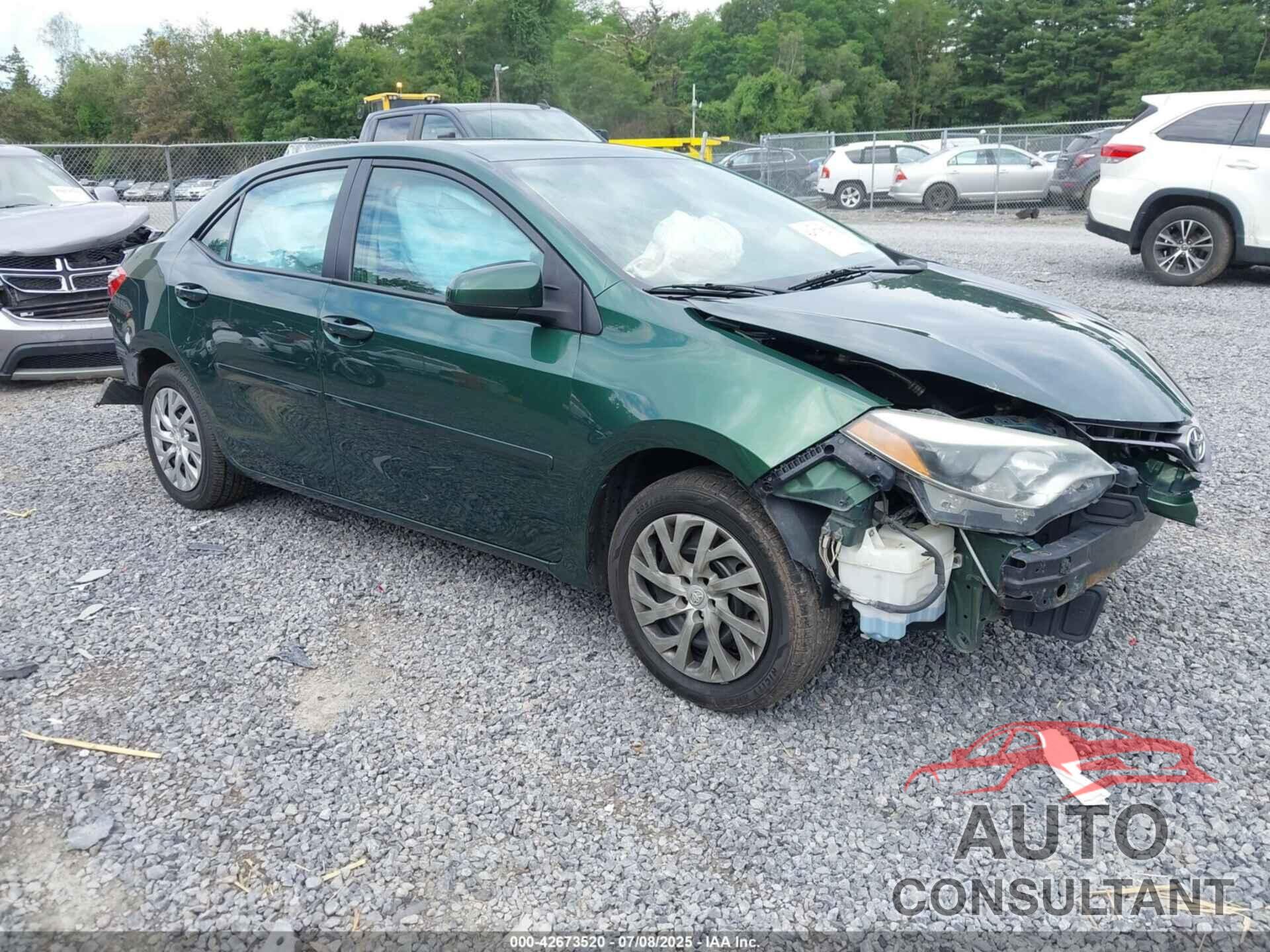 TOYOTA COROLLA 2015 - 2T1BURHE7FC384679