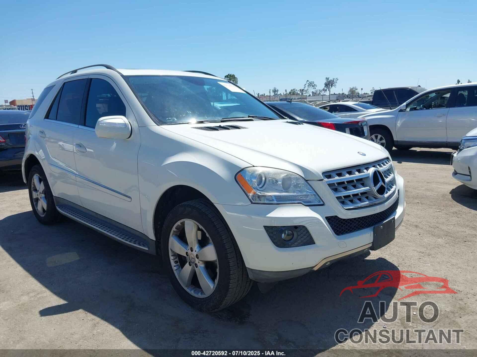 MERCEDES-BENZ ML 350 2010 - 4JGBB5GB1AA606759