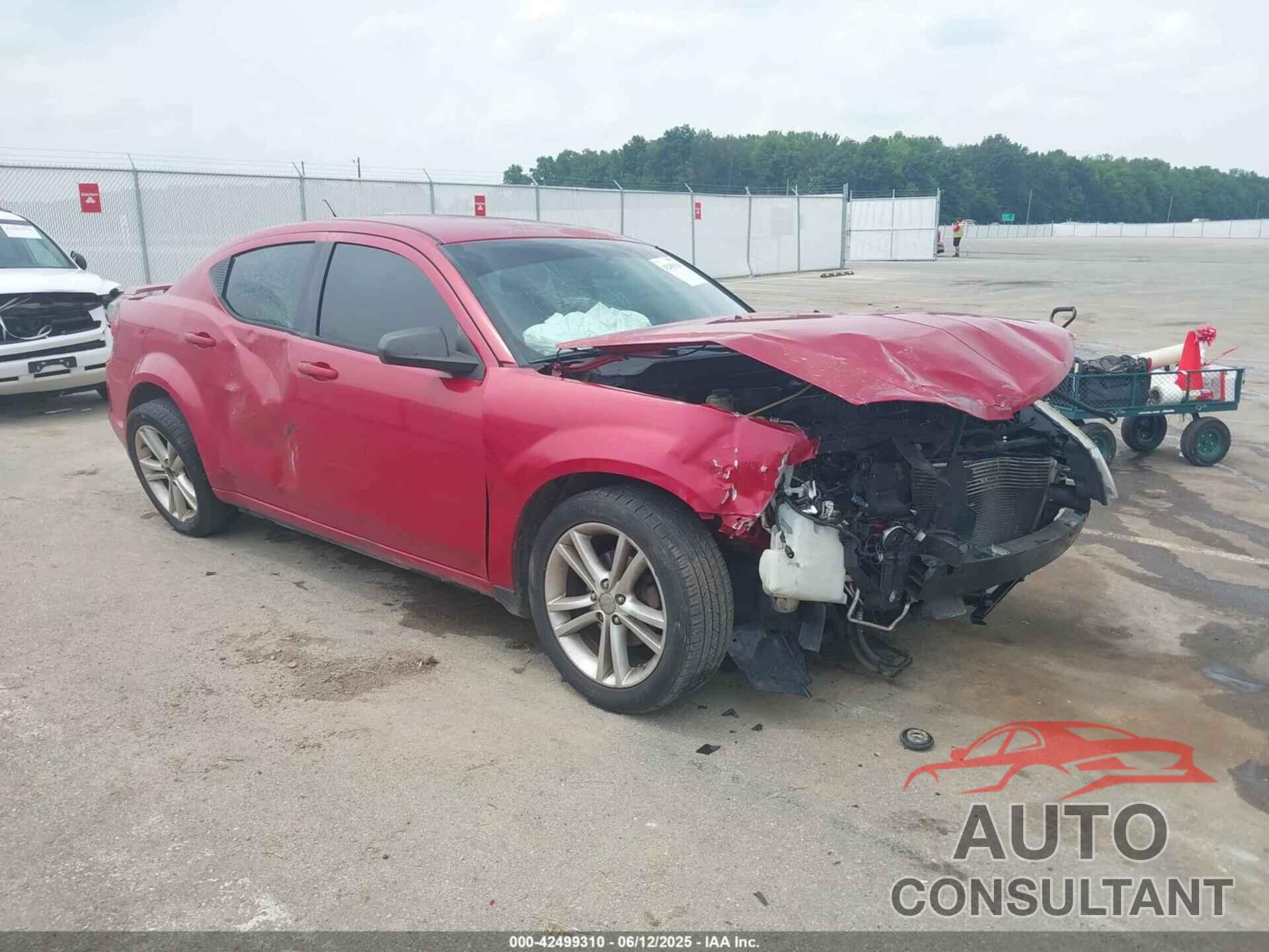 DODGE AVENGER 2012 - 1C3CDZAG4CN254551