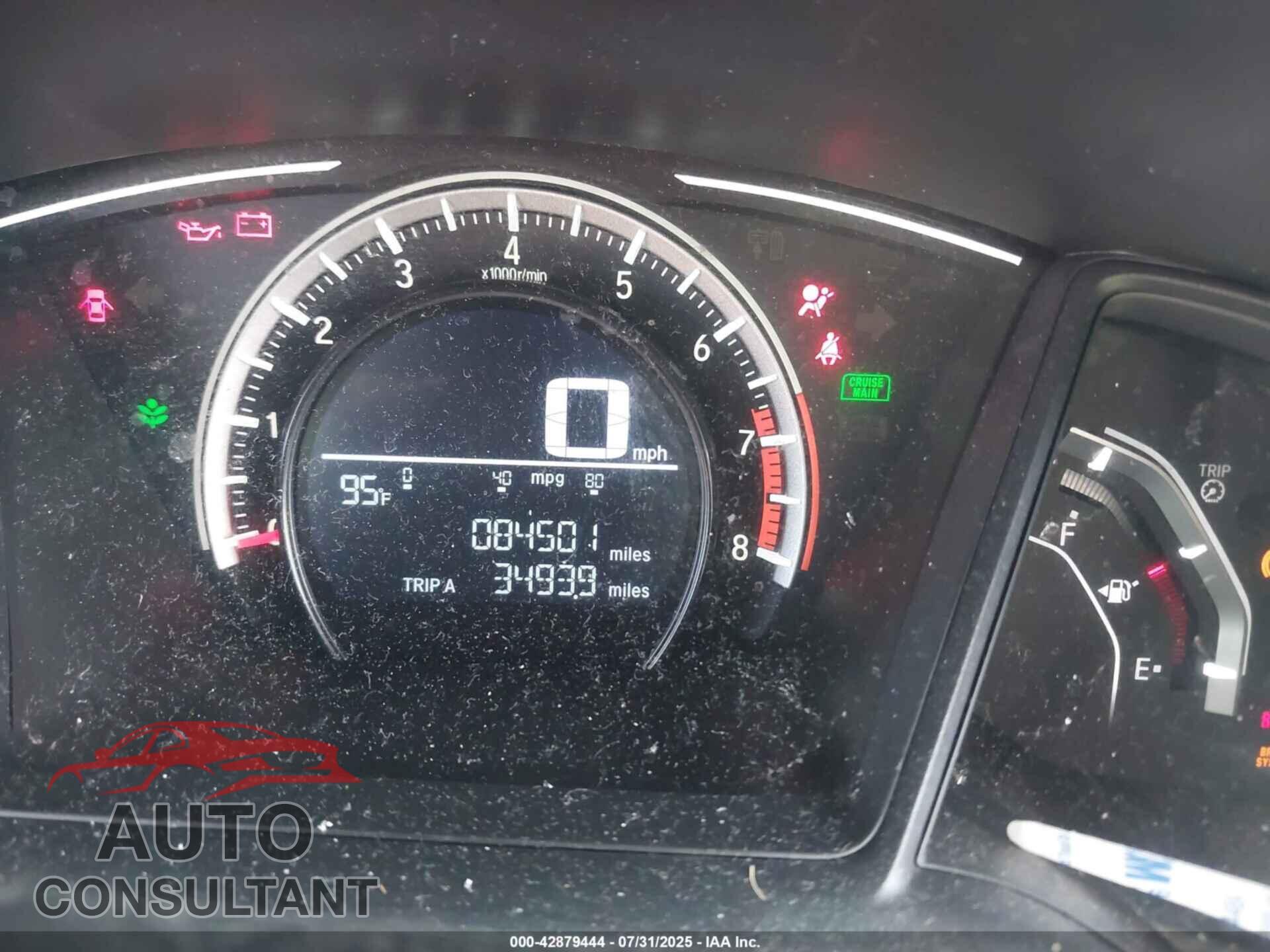 HONDA CIVIC 2017 - 2HGFC2F59HH559071