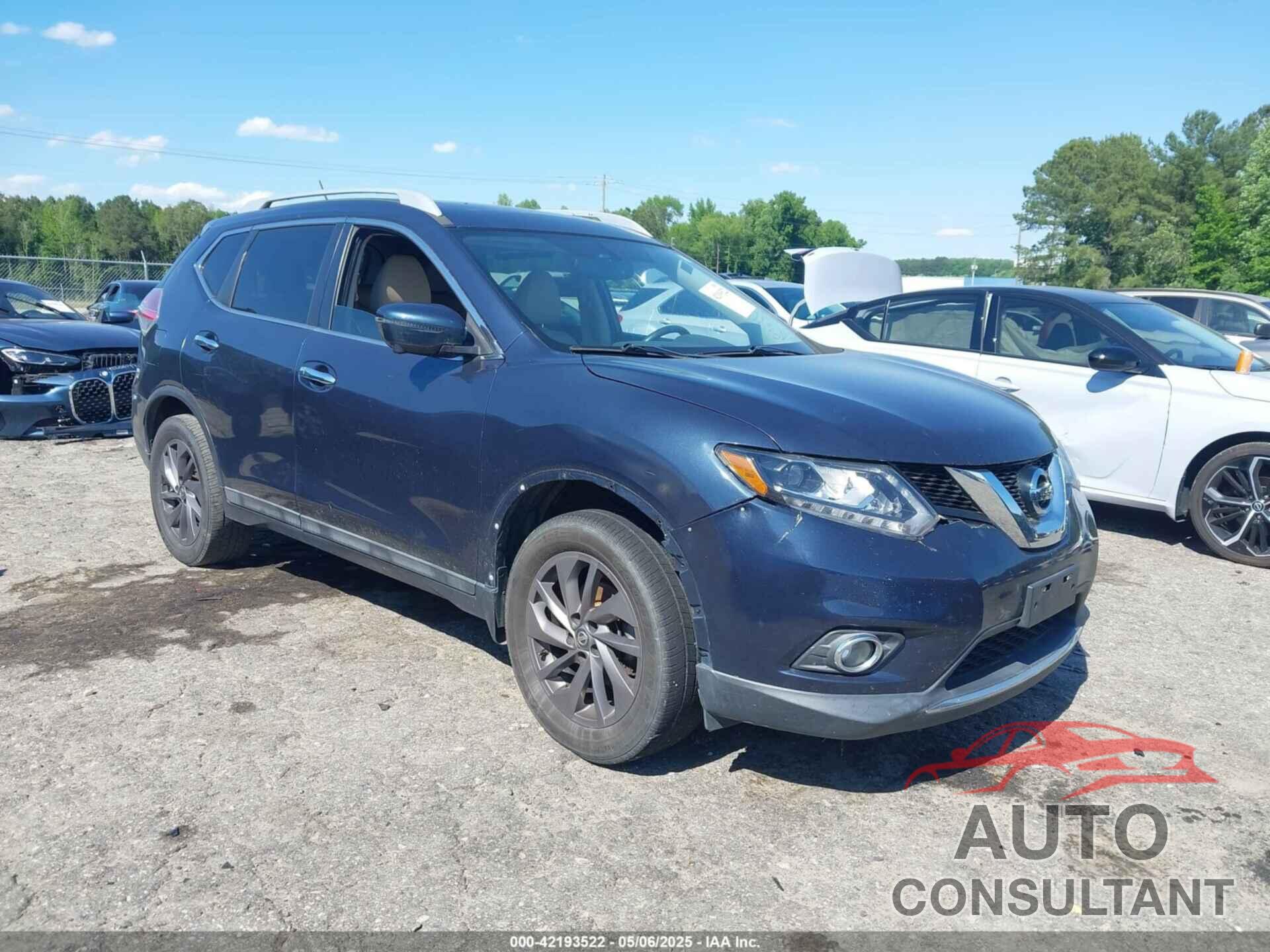 NISSAN ROGUE 2016 - 5N1AT2MT5GC856703