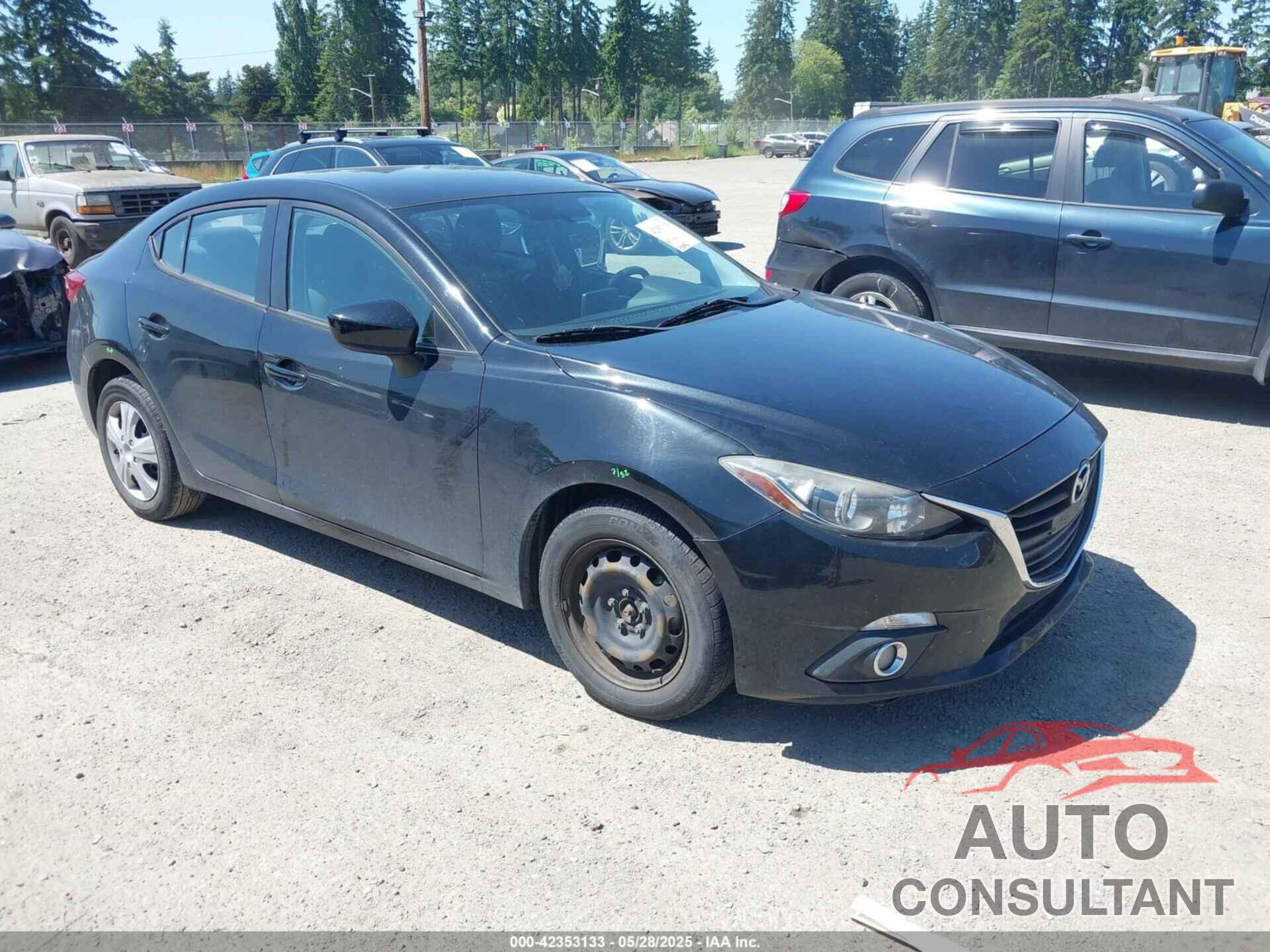 MAZDA MAZDA3 2015 - JM1BM1U74F1239306