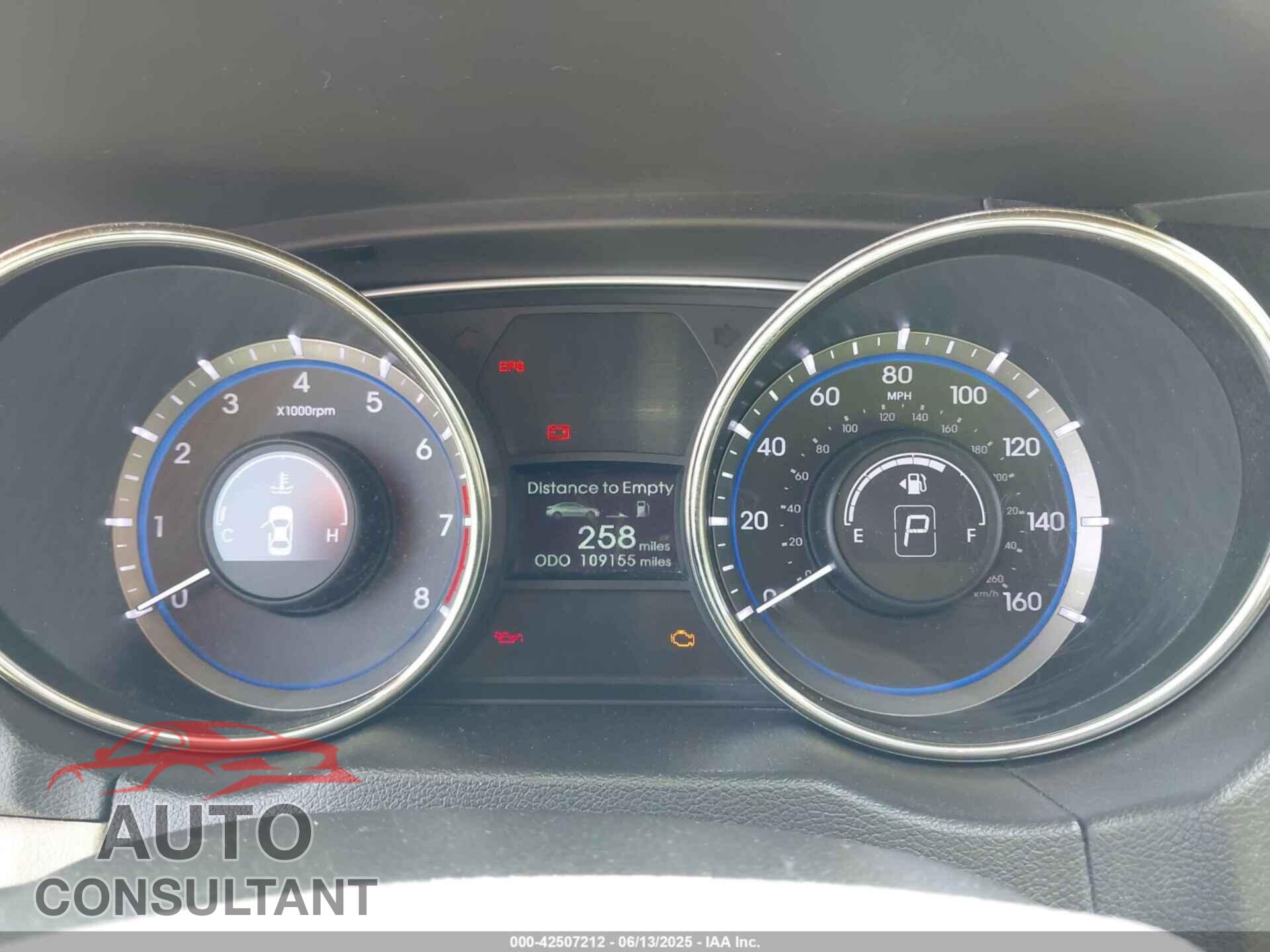 HYUNDAI SONATA 2012 - 5NPEC4AC7CH459952