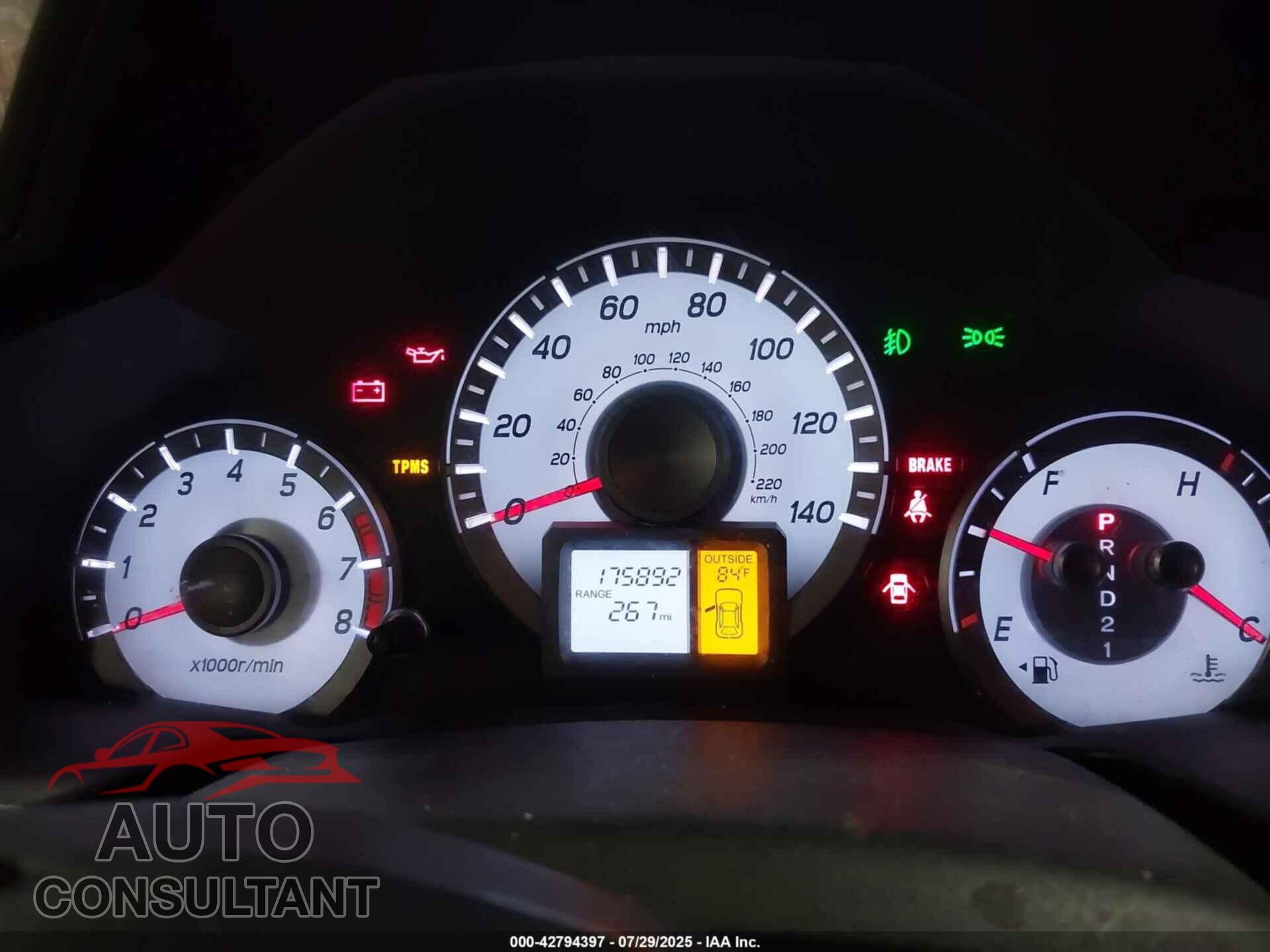 HONDA PILOT 2013 - 5FNYF4H58DB036308