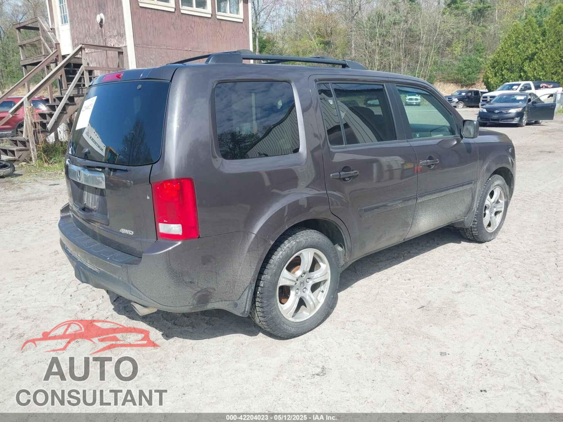 HONDA PILOT 2012 - 5FNYF4H48CB052630