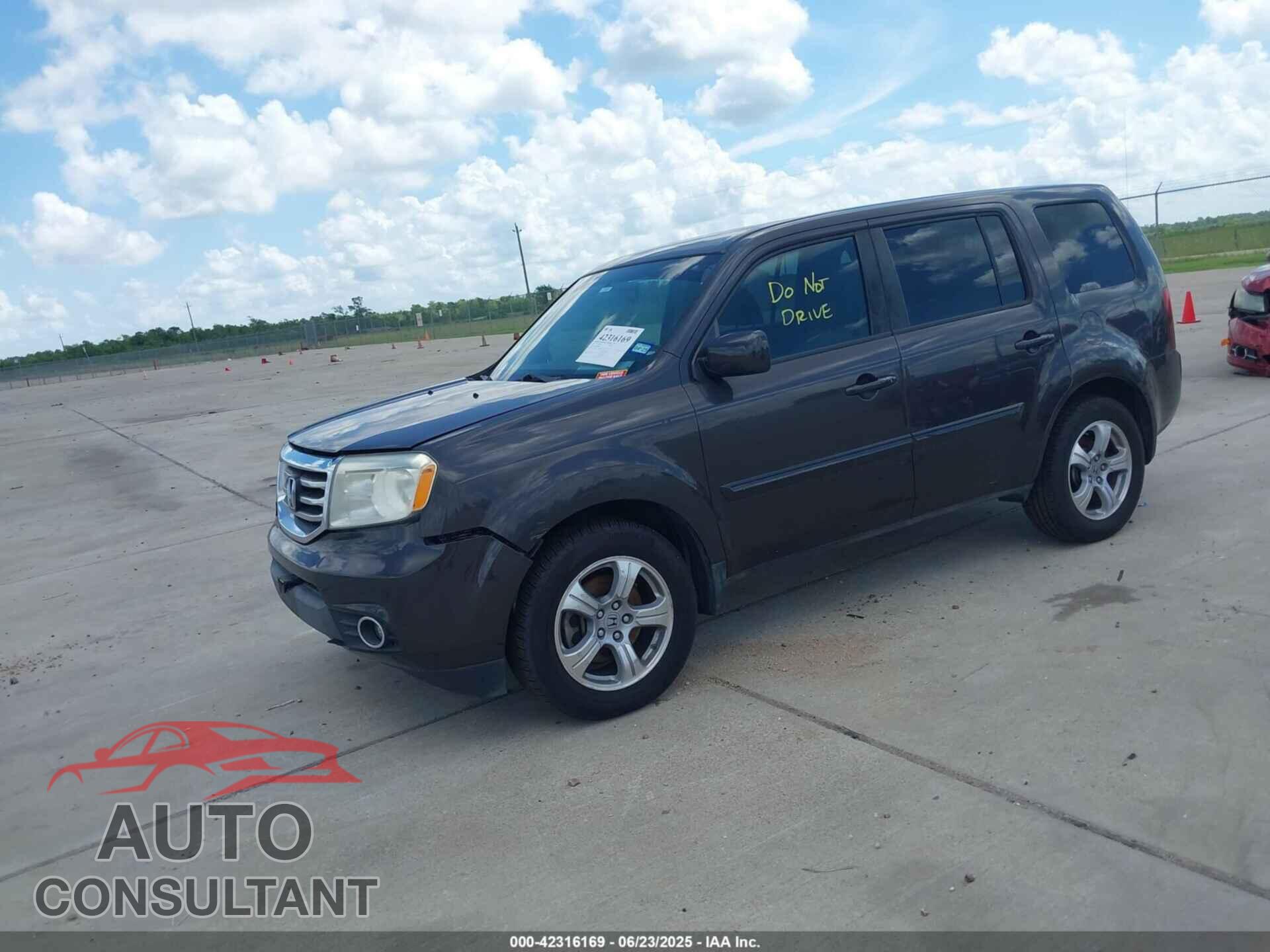 HONDA PILOT 2014 - 5FNYF3H40EB004939