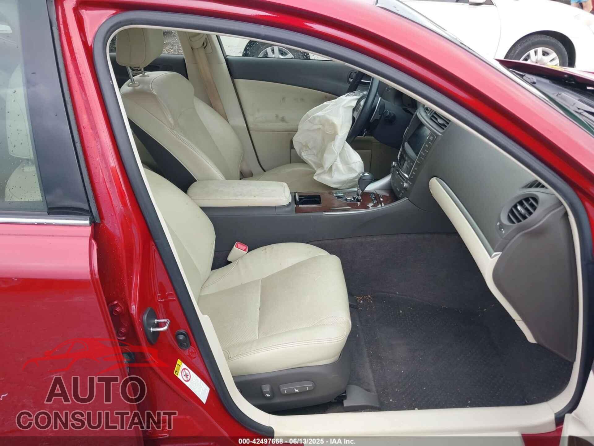 LEXUS IS 250 2012 - JTHBF5C27C5173148