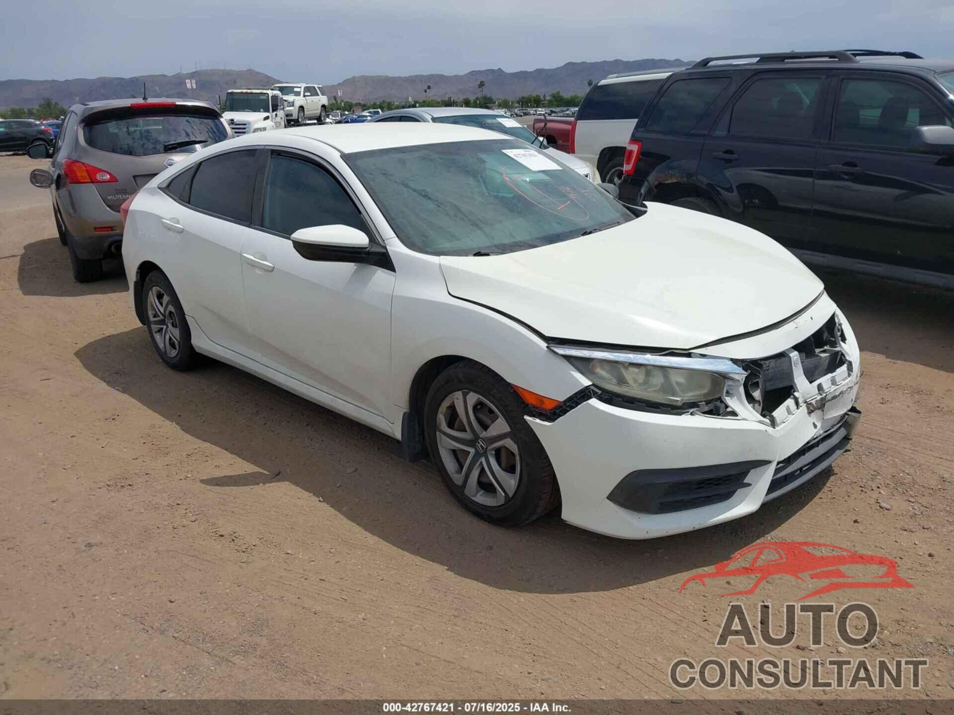 HONDA CIVIC 2016 - 19XFC2F51GE019156