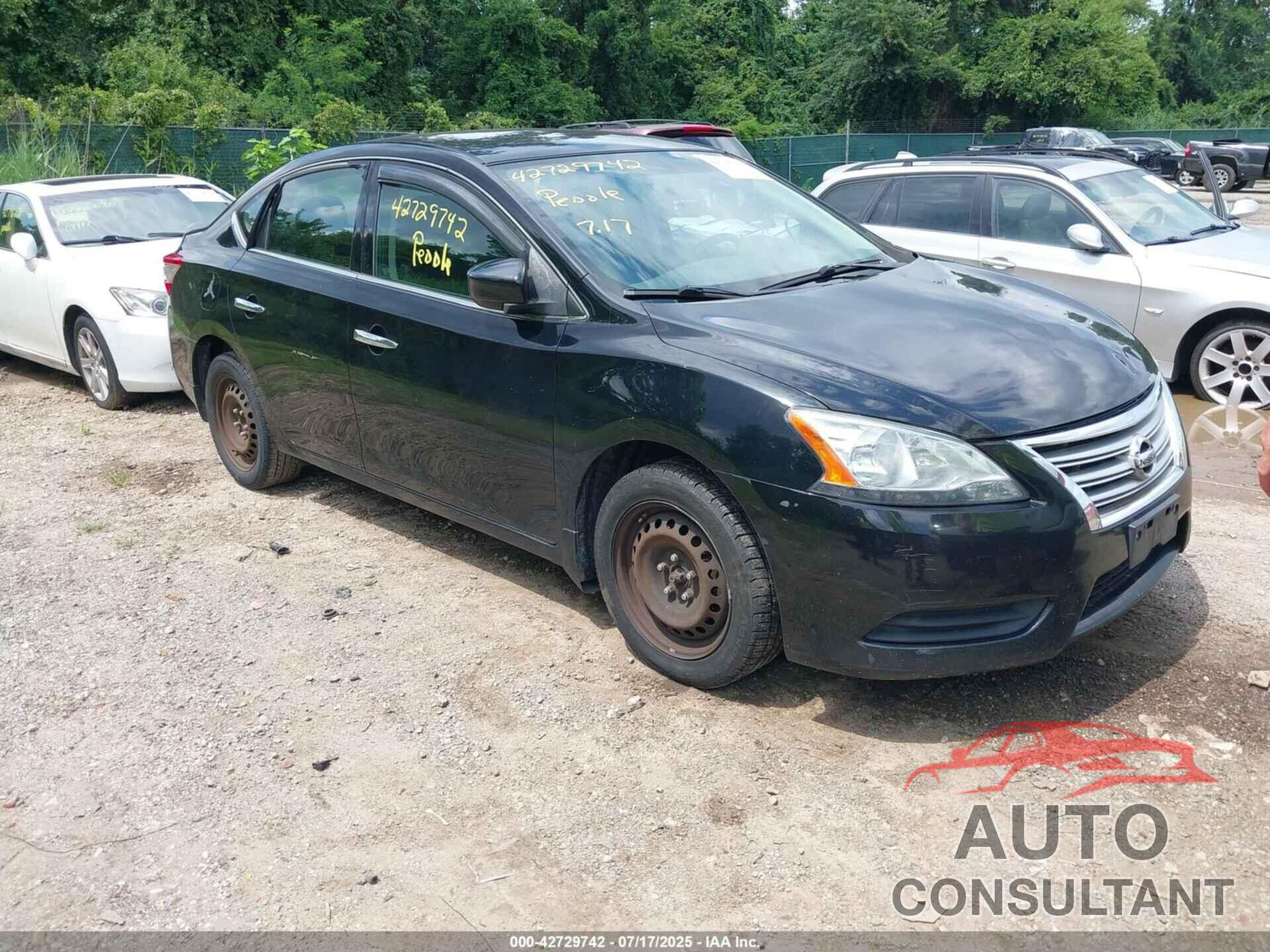 NISSAN SENTRA 2015 - 3N1AB7AP9FY319580