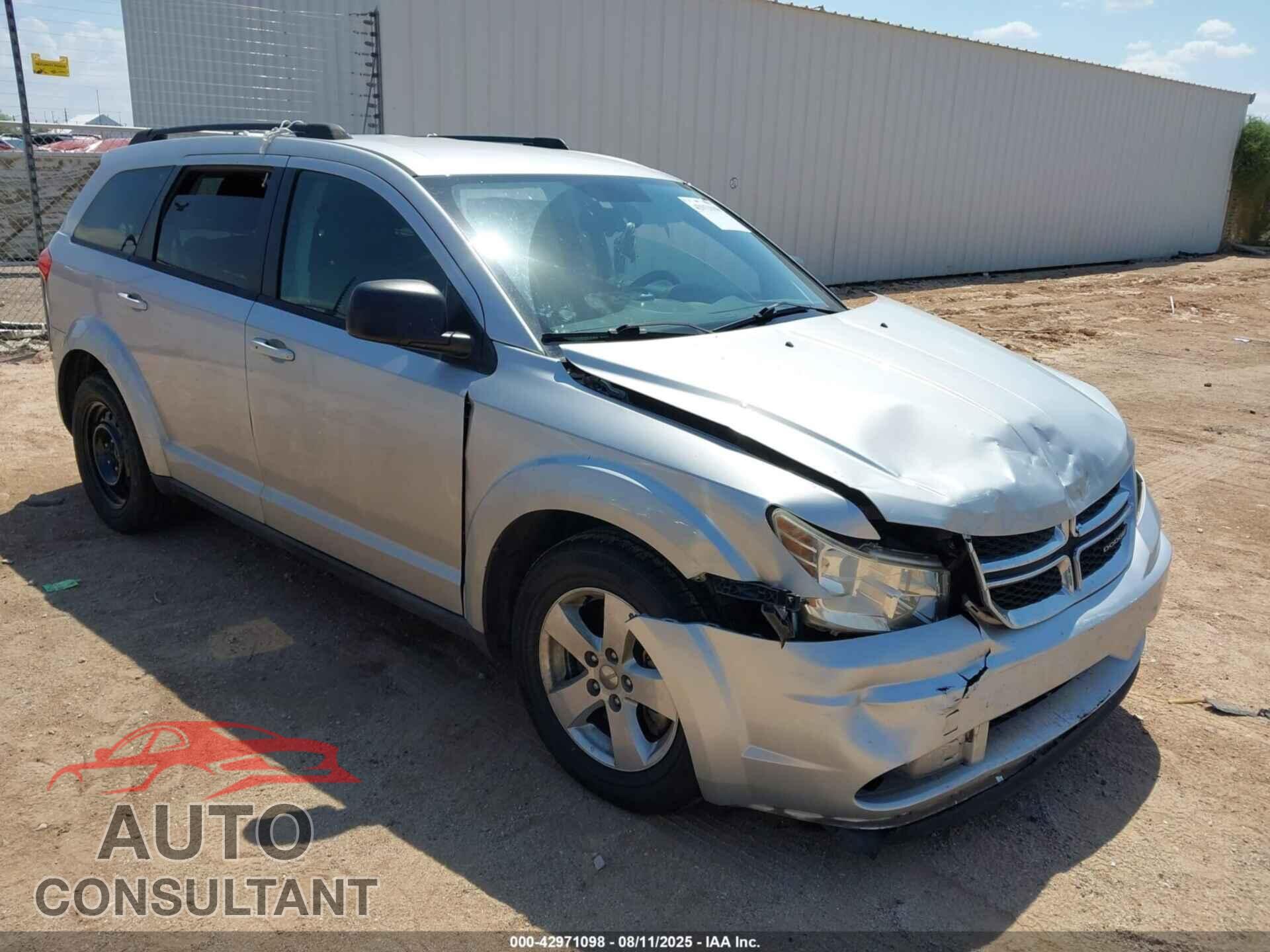 DODGE JOURNEY 2013 - 3C4PDCAB5DT547276