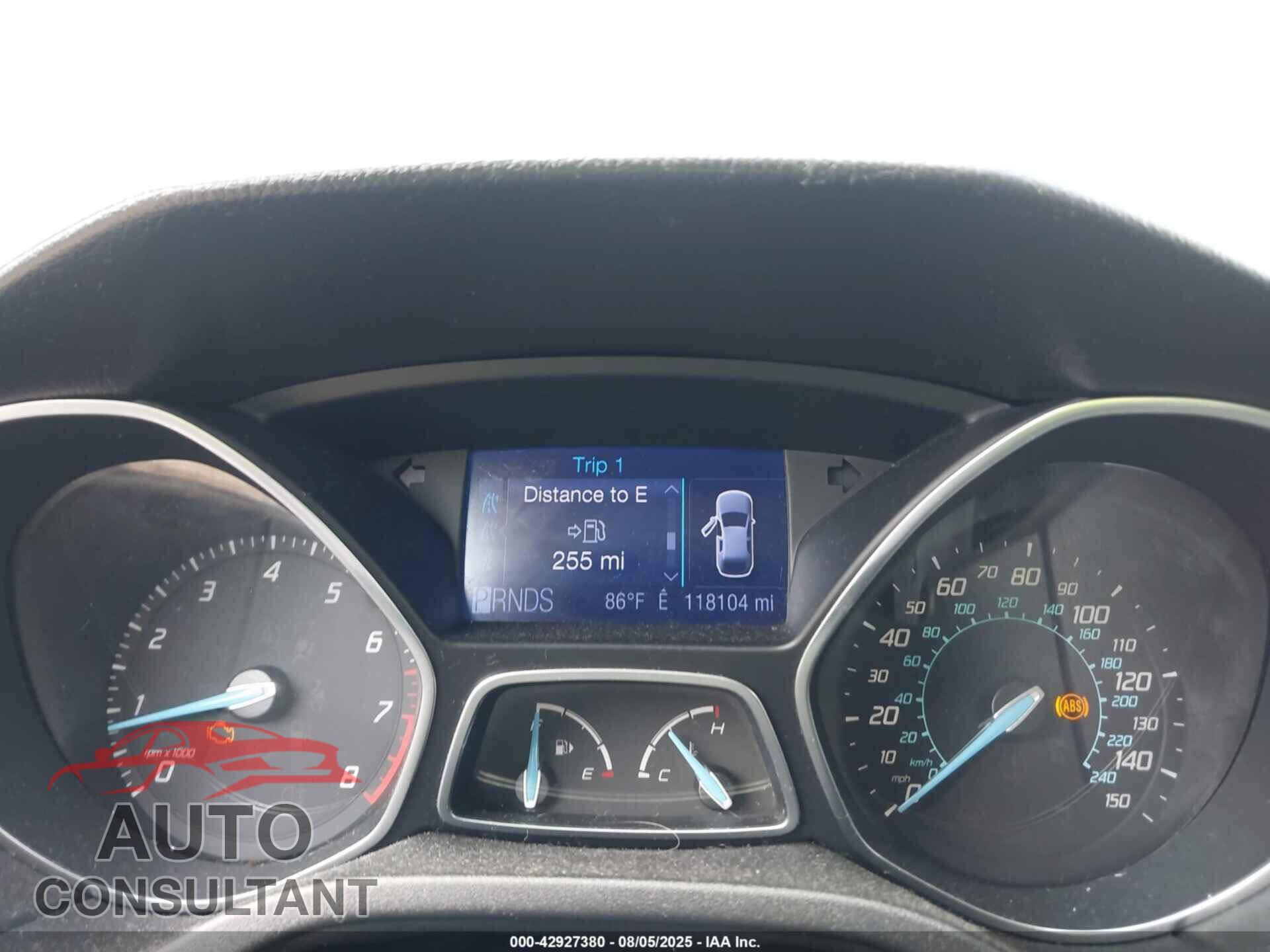 FORD FOCUS 2012 - 1FAHP3M27CL475505