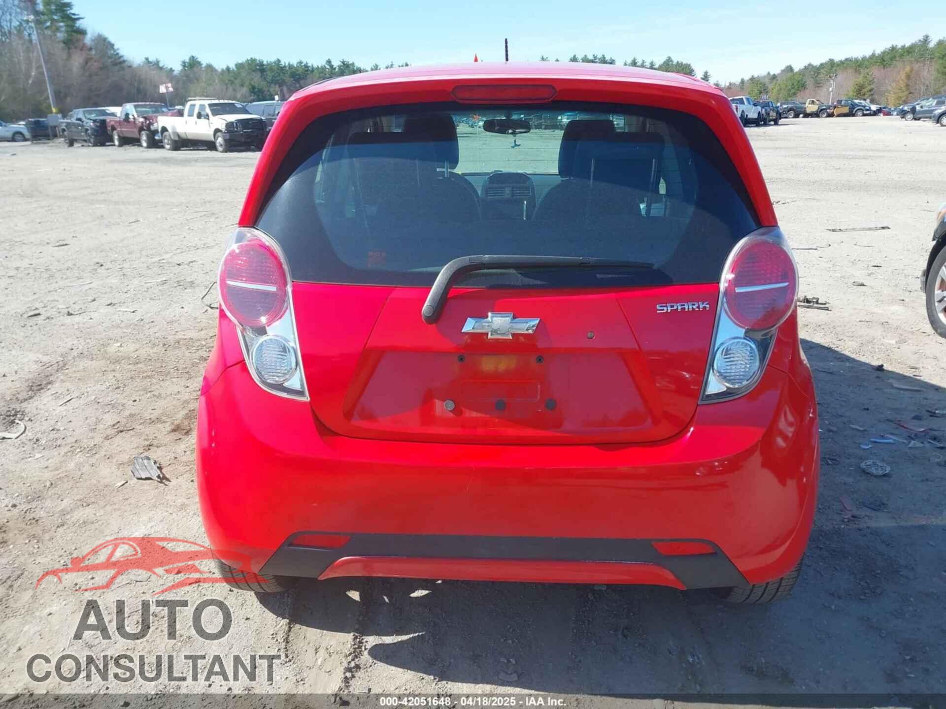 CHEVROLET SPARK 2013 - KL8CD6S94DC516892