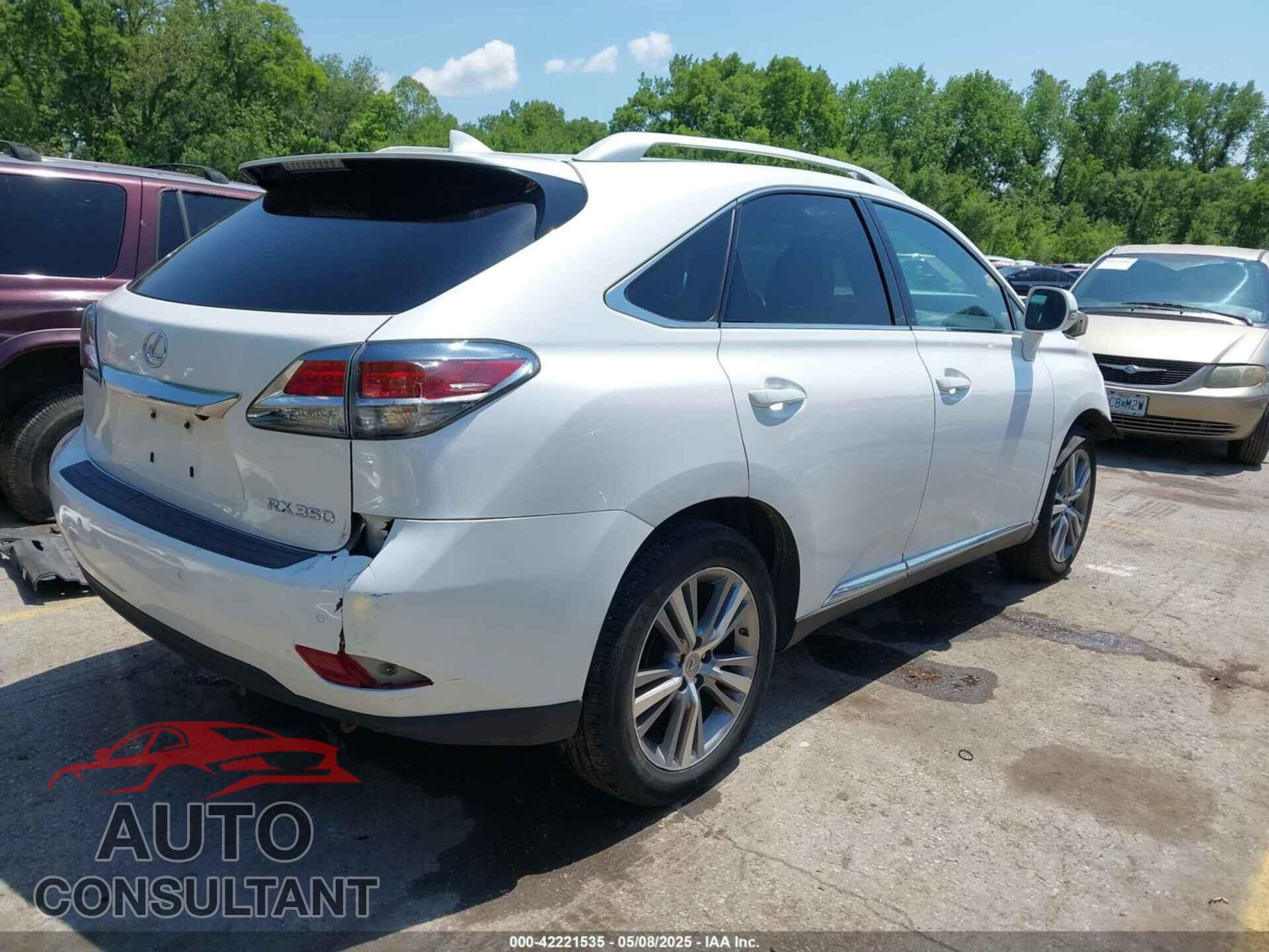 LEXUS RX 350 2015 - 2T2BK1BA3FC337934