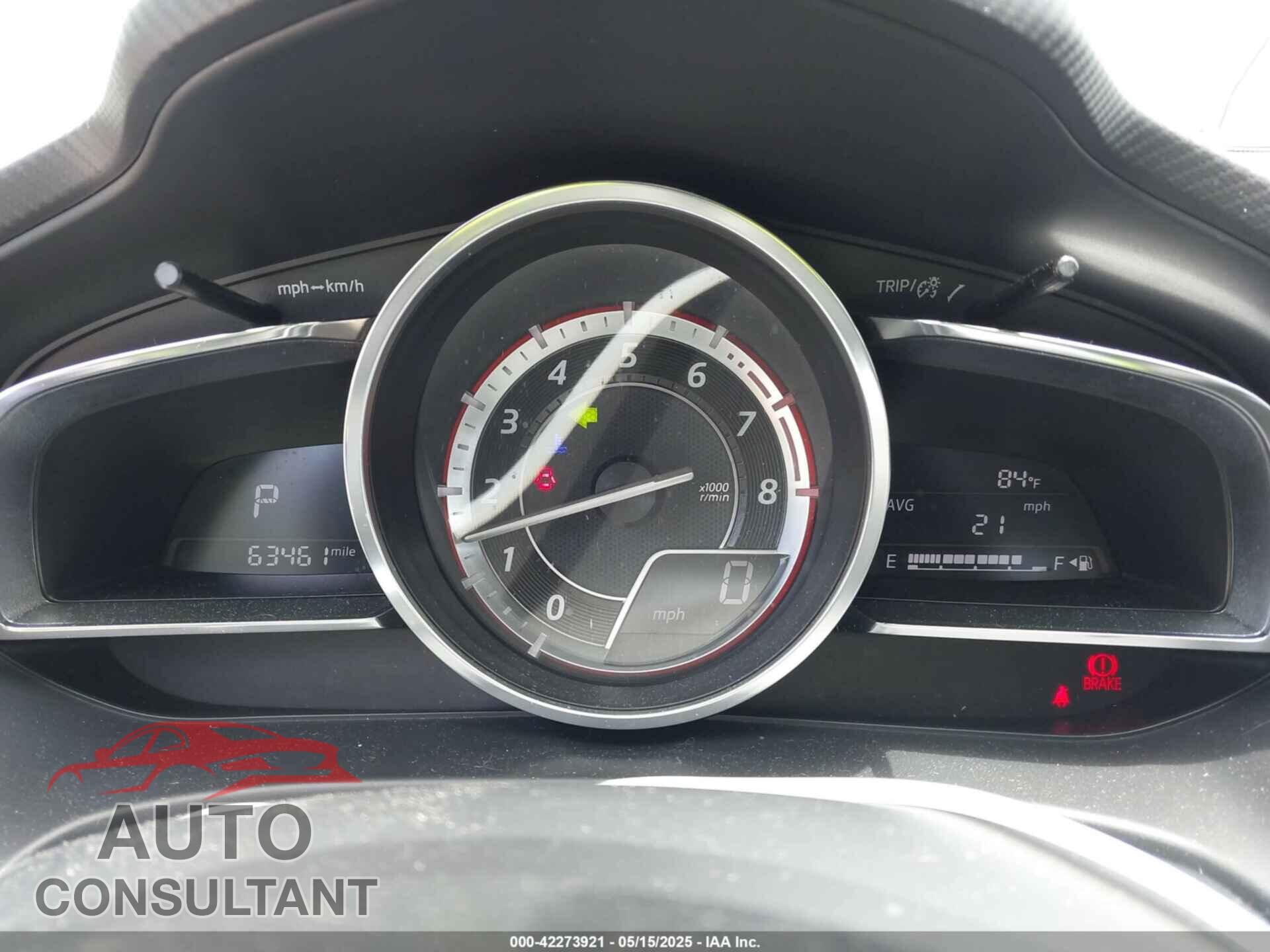 MAZDA MAZDA3 2015 - JM1BM1L33F1236220