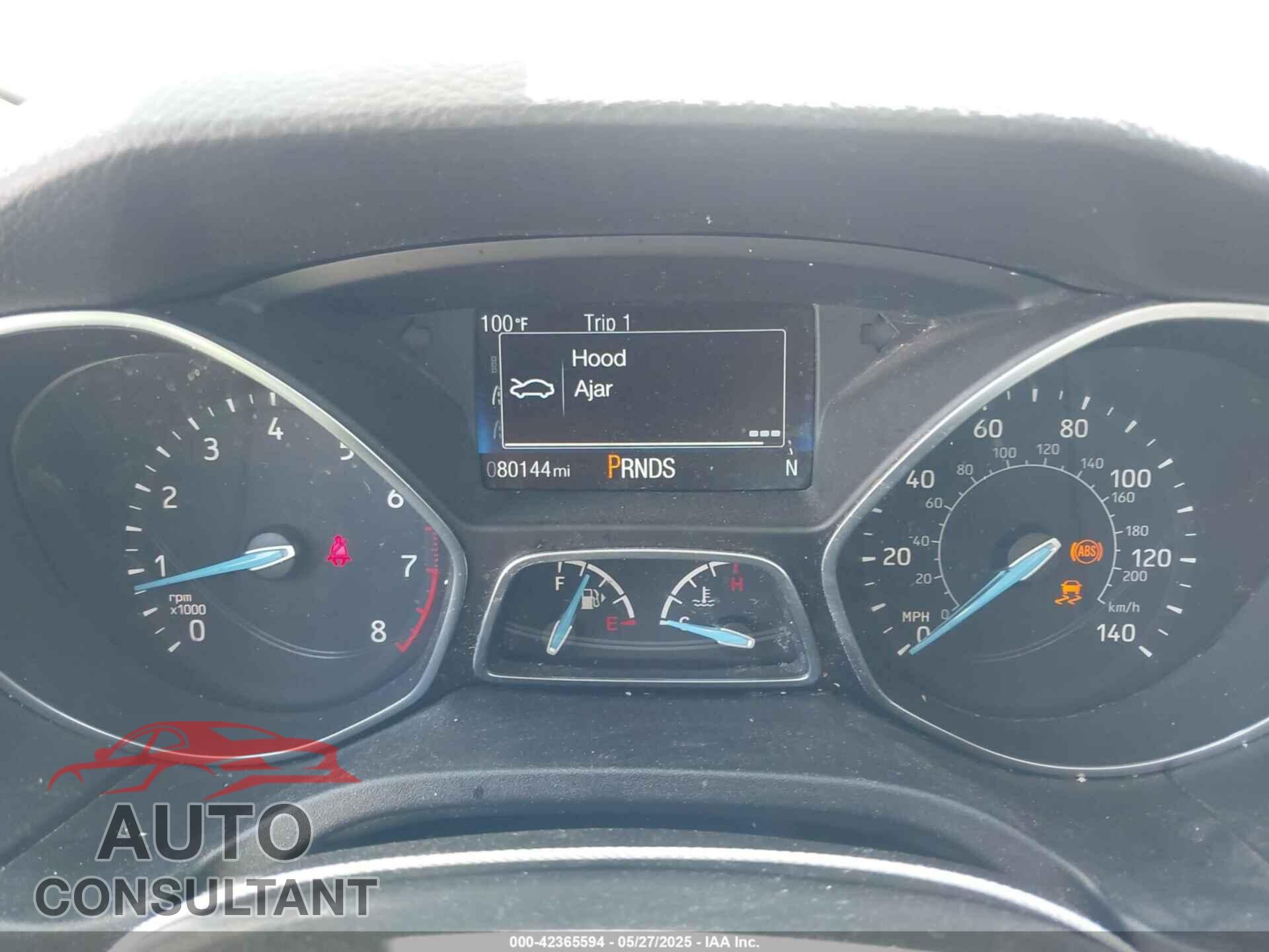 FORD FOCUS 2017 - 1FADP3N21HL268497