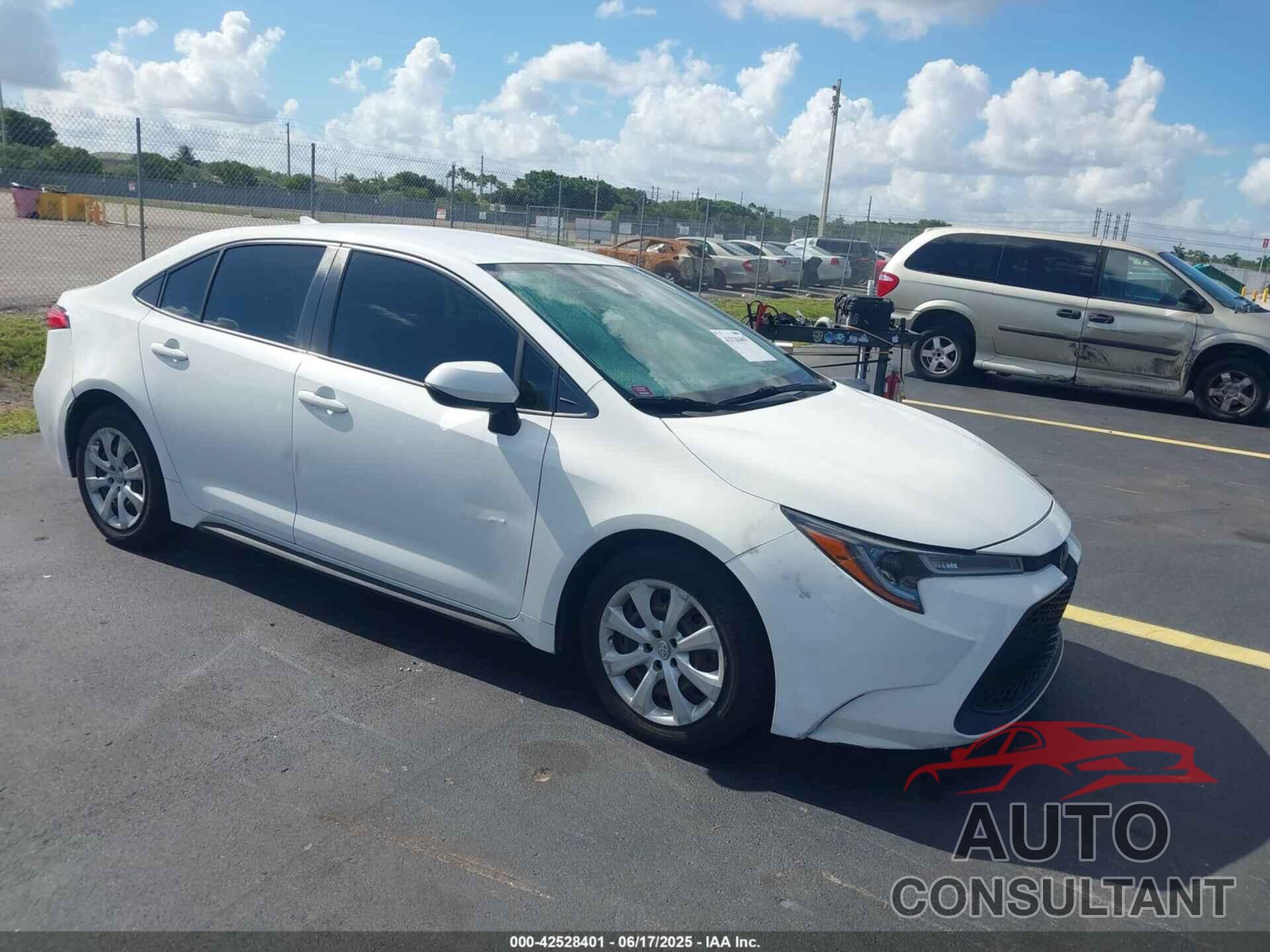 TOYOTA COROLLA 2020 - JTDEPRAE0LJ006525