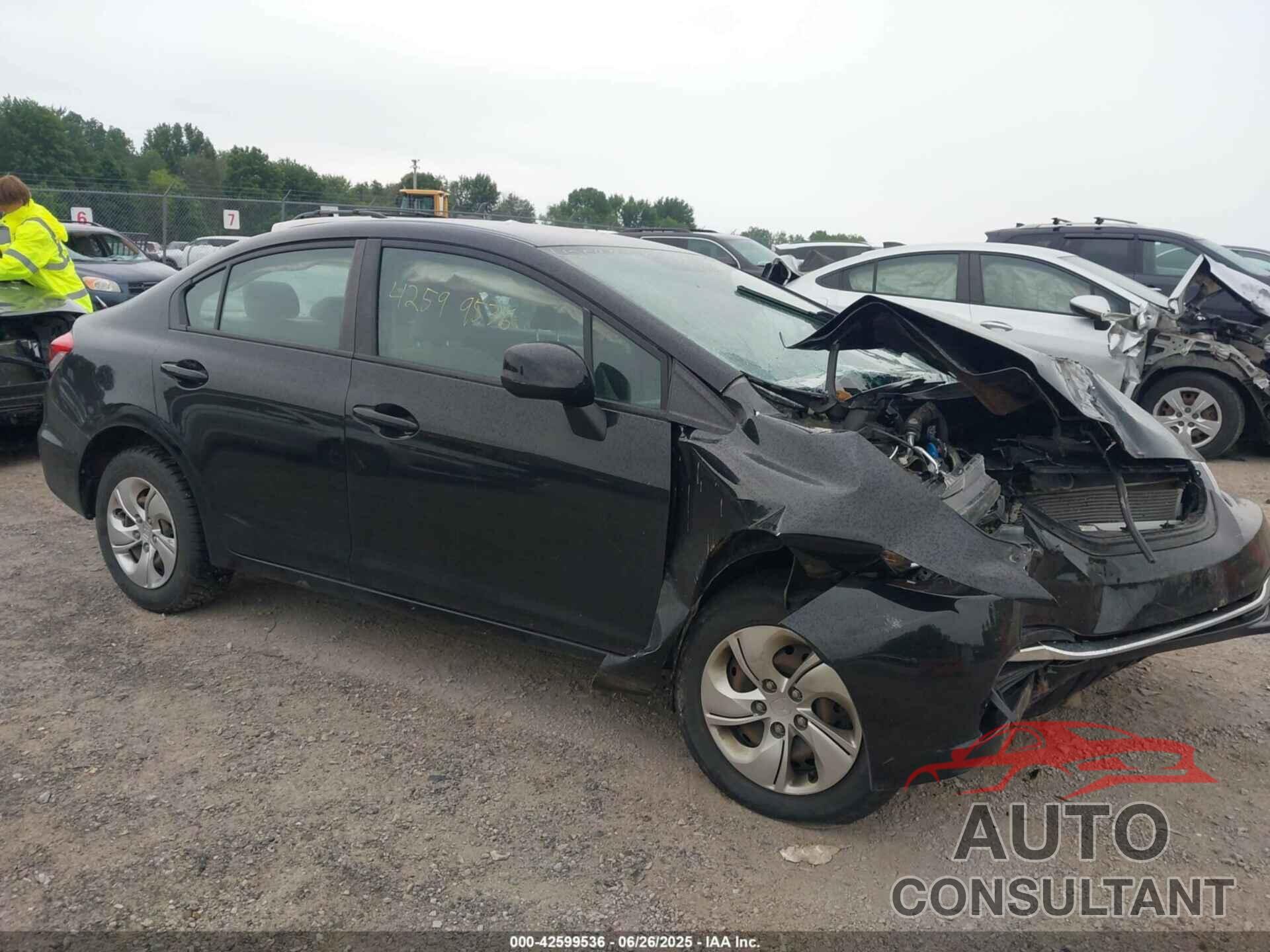 HONDA CIVIC 2013 - 2HGFB2F59DH531204