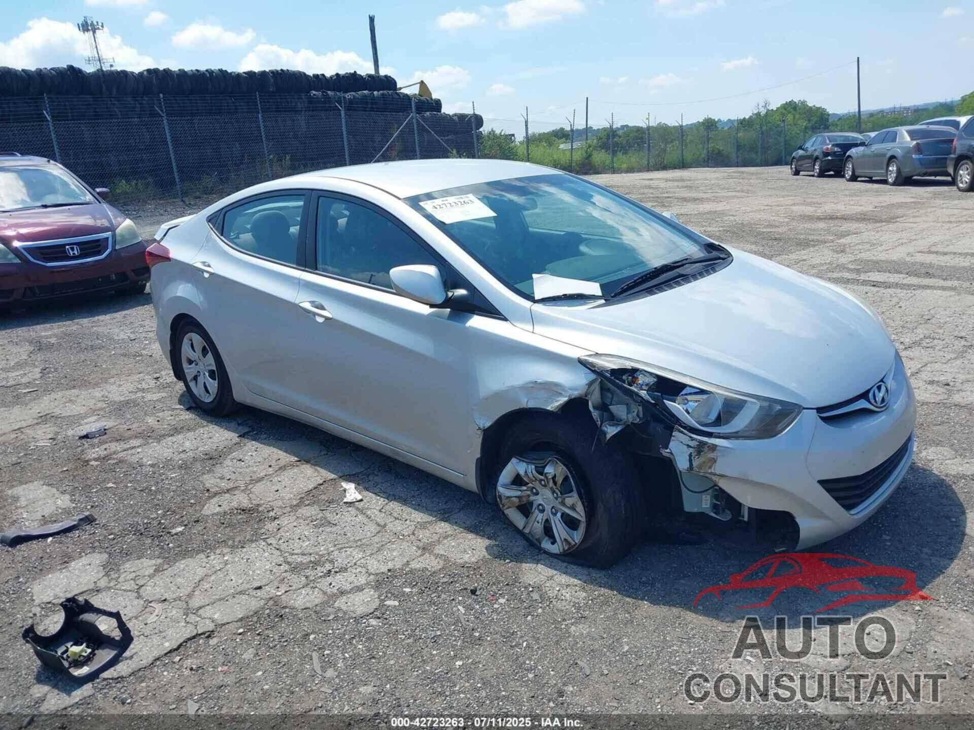 HYUNDAI ELANTRA 2016 - 5NPDH4AE8GH771508