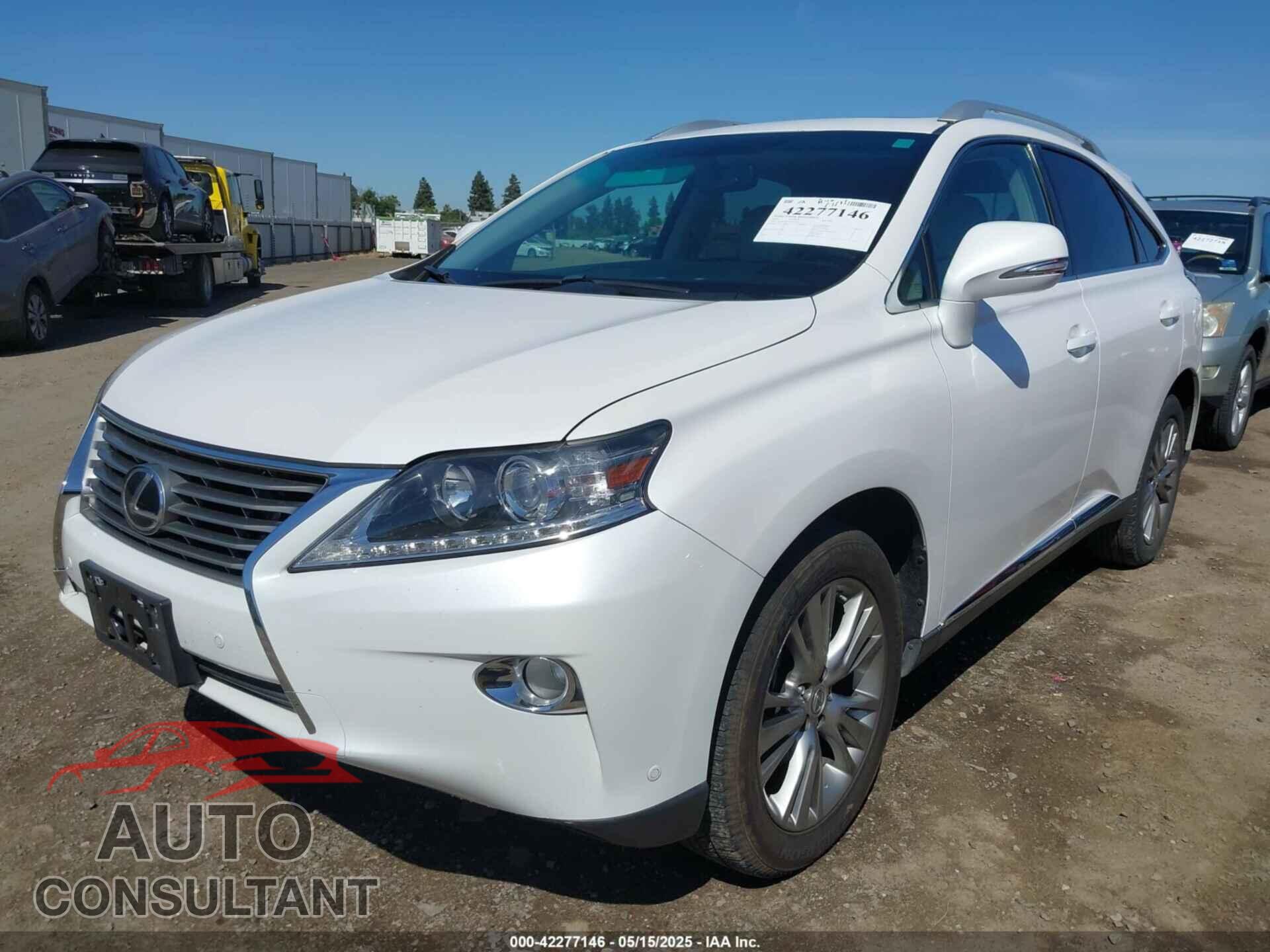LEXUS RX 350 2013 - 2T2ZK1BA3DC123635