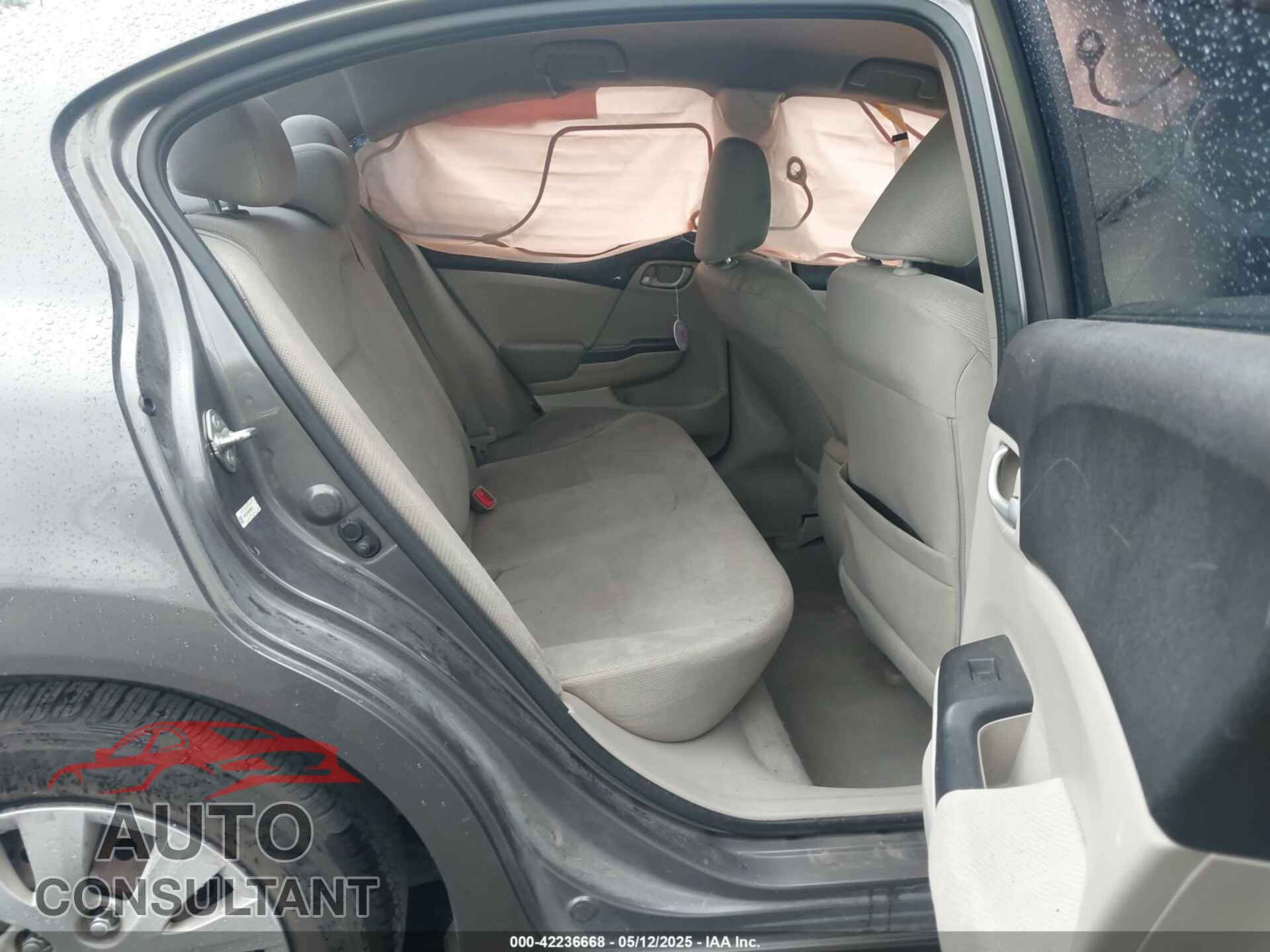 HONDA CIVIC 2012 - 19XFB2F59CE080316