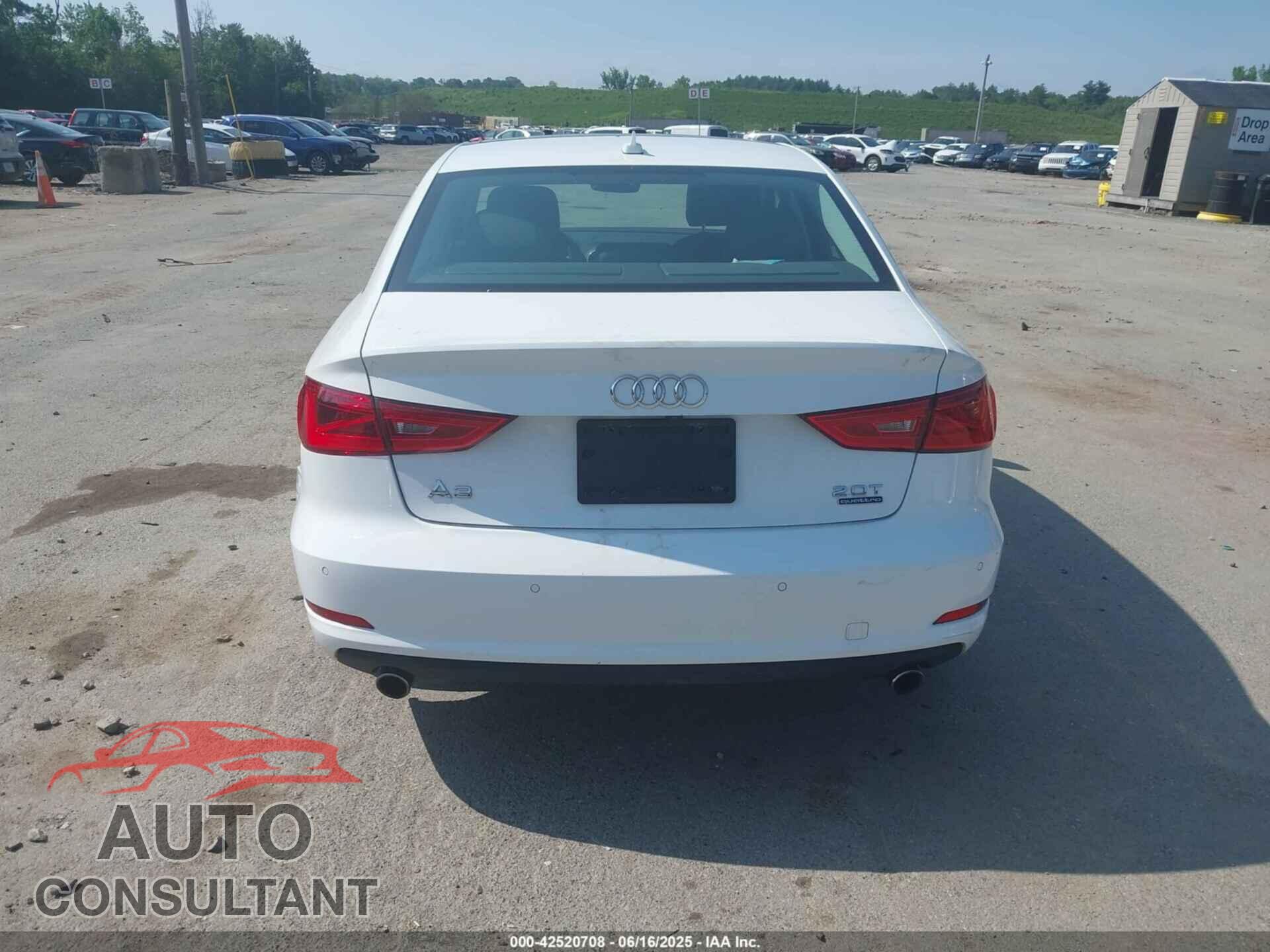 AUDI A3 2016 - WAUB8GFF7G1030295