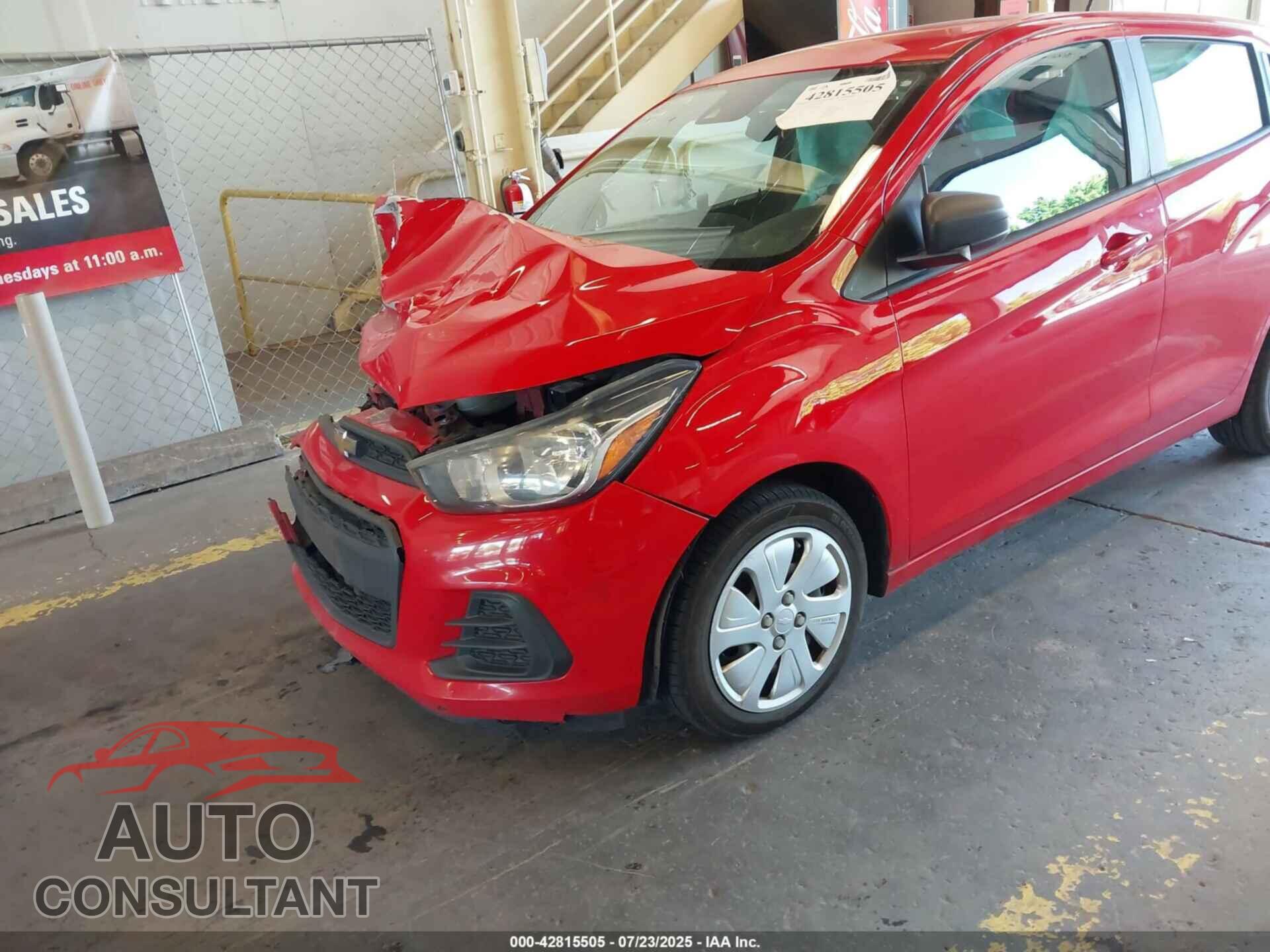 CHEVROLET SPARK 2016 - KL8CB6SA0GC608070