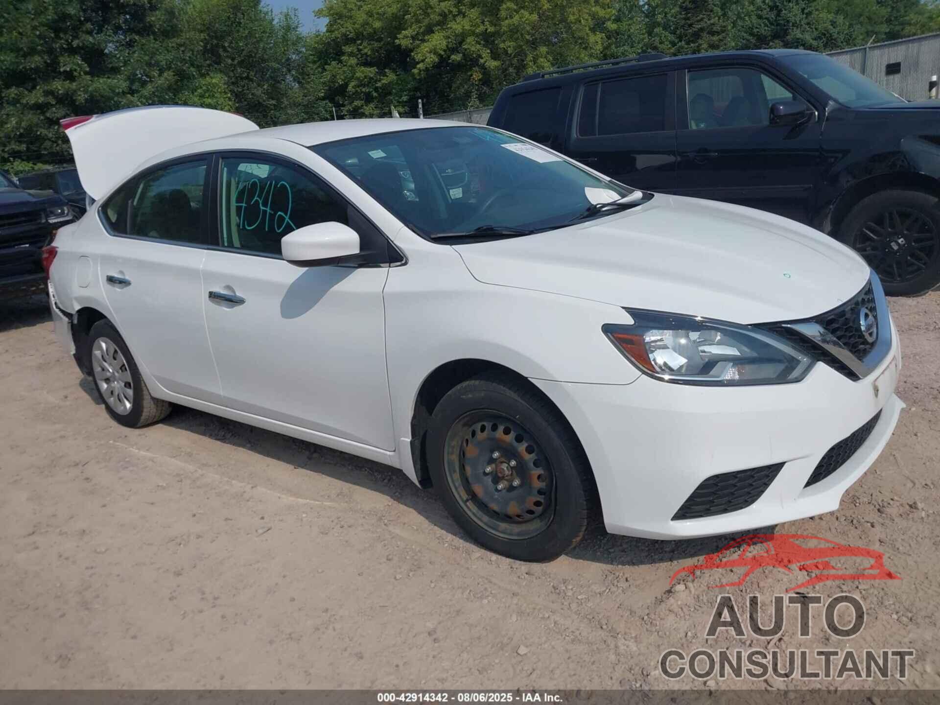 NISSAN SENTRA 2017 - 3N1AB7AP9HY293954