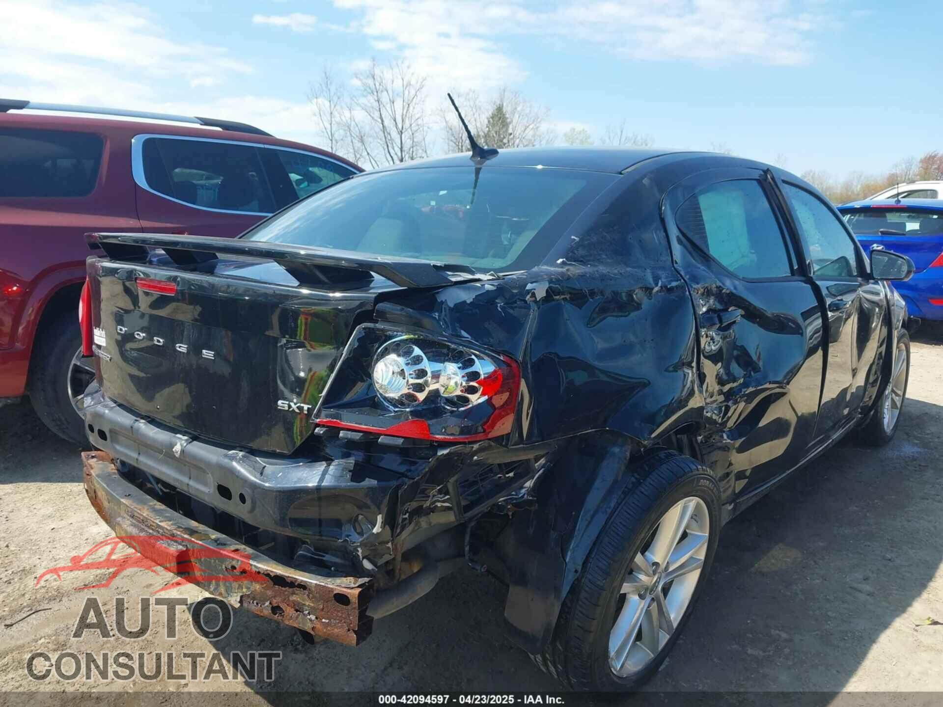 DODGE AVENGER 2013 - 1C3CDZCB0DN620279