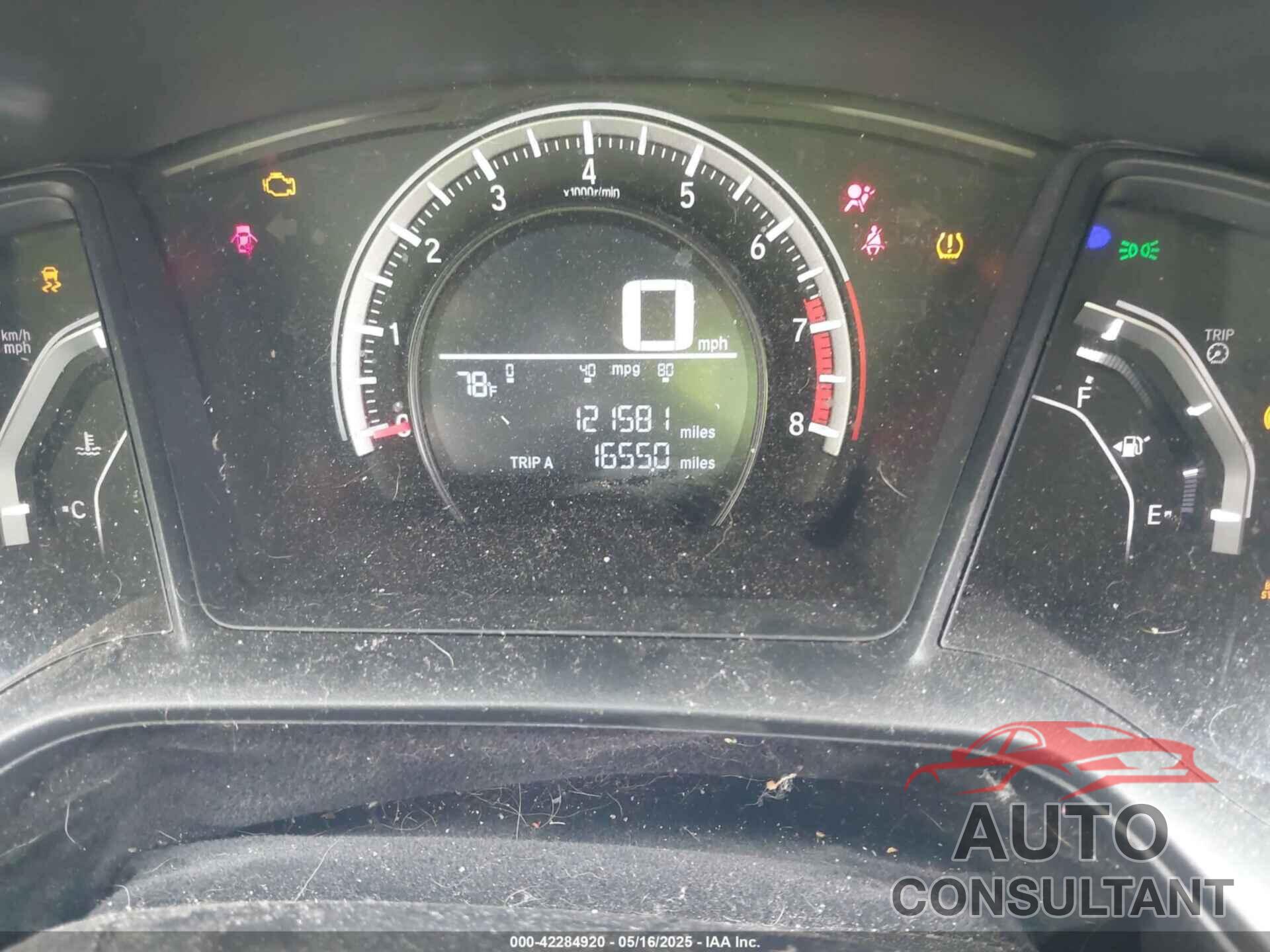 HONDA CIVIC 2016 - 2HGFC4B00GH306595