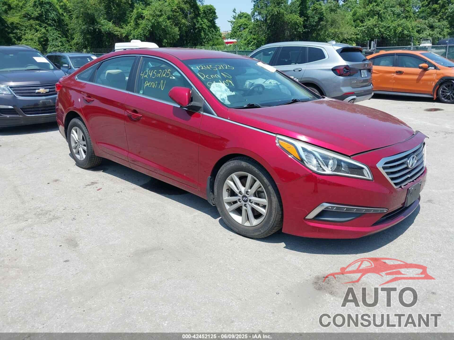 HYUNDAI SONATA 2015 - 5NPE24AF6FH205750