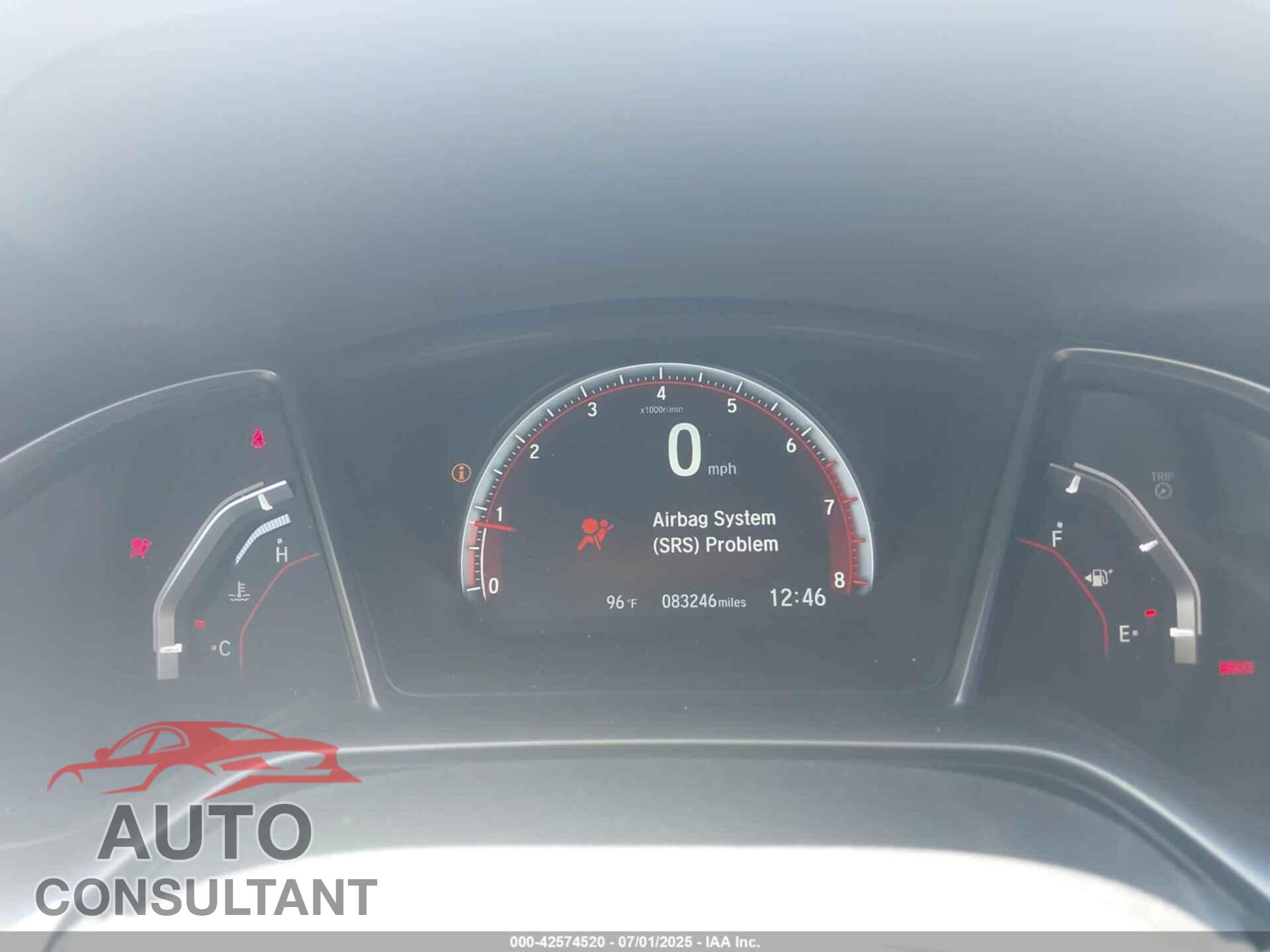 HONDA CIVIC 2017 - 2HGFC1E51HH704129