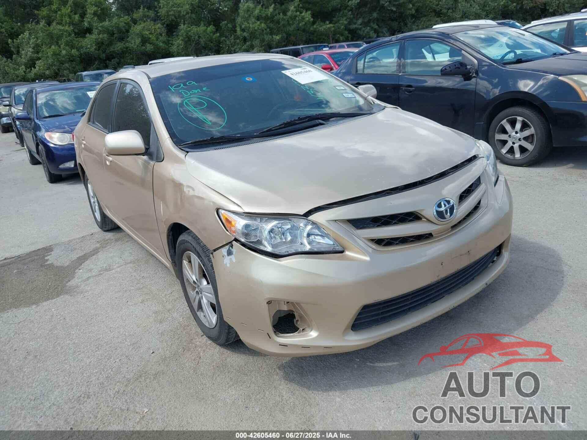 TOYOTA COROLLA 2011 - JTDBU4EE6B9163372