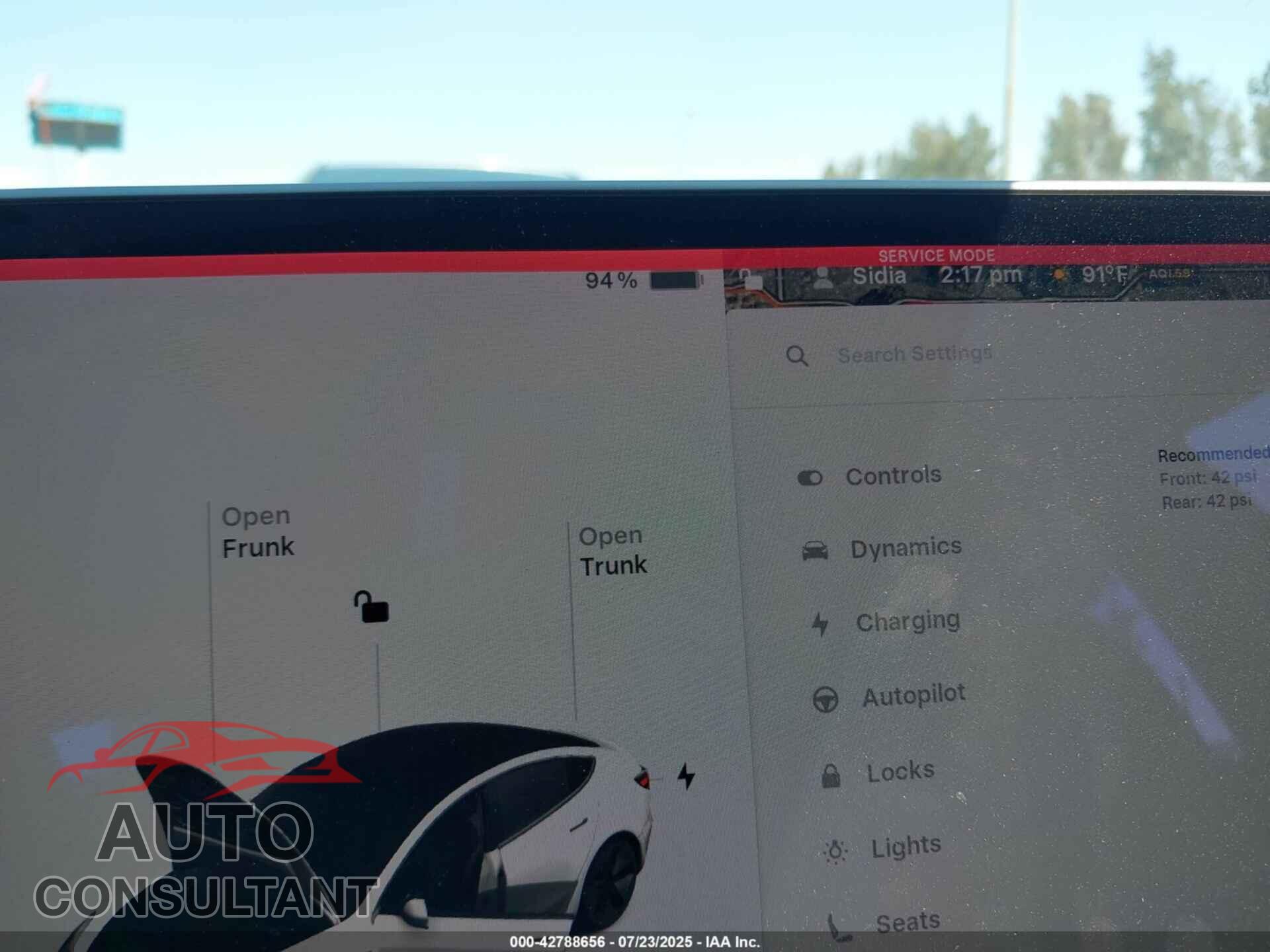 TESLA MODEL 3 2021 - 5YJ3E1EA8MF985547