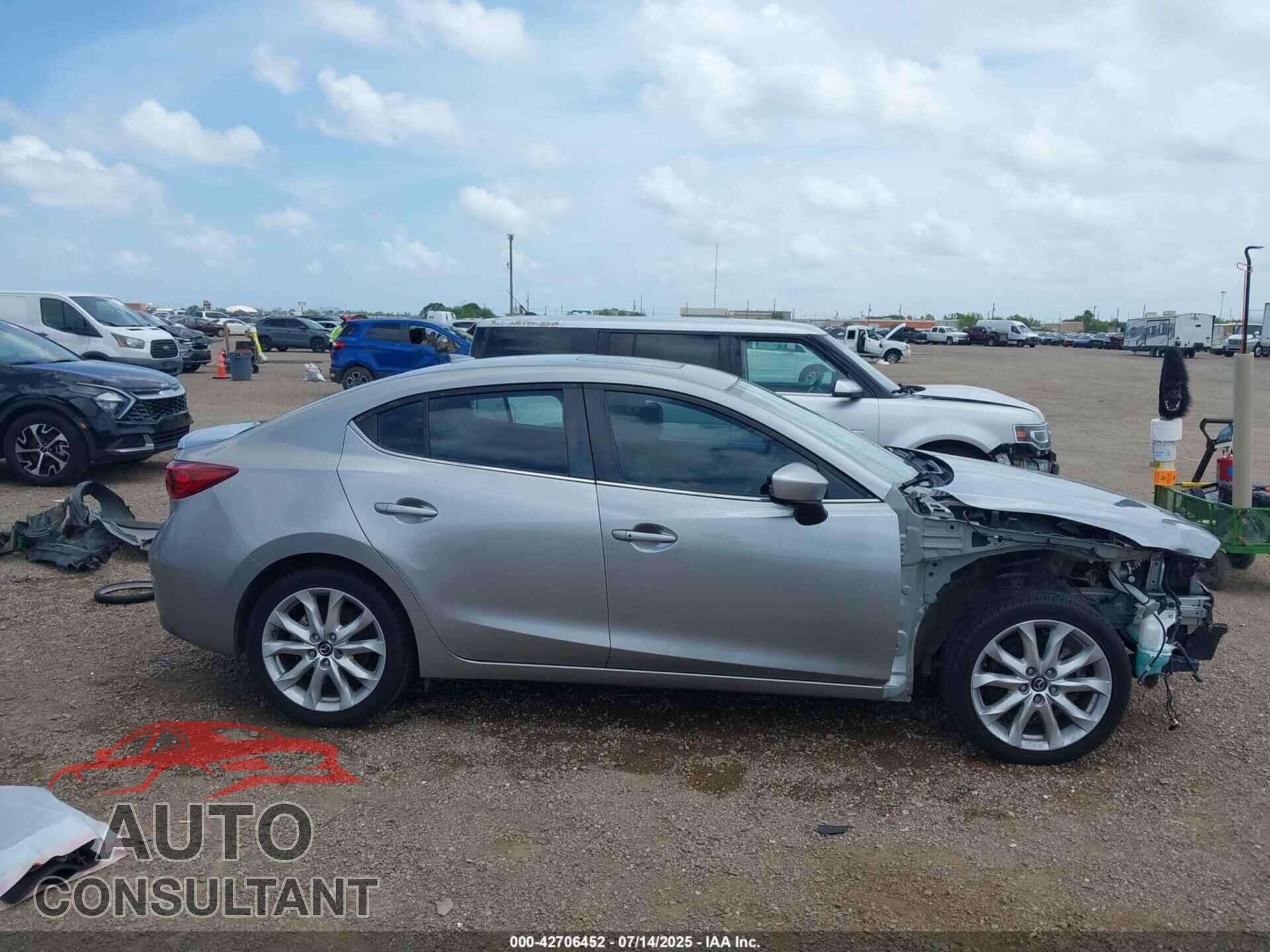 MAZDA MAZDA3 2015 - JM1BM1V30F1238746