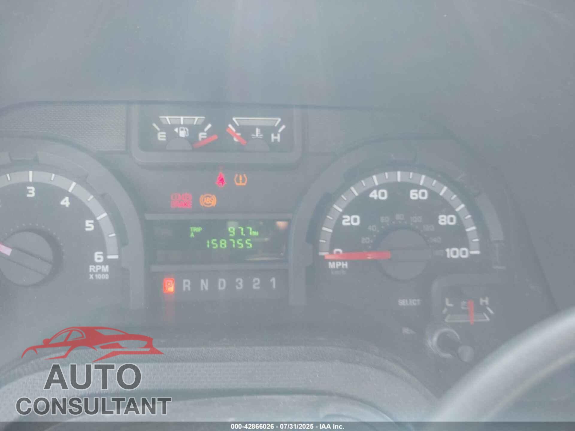 FORD E-350 CUTAWAY 2012 - 1FDSE3FL7CDA02608