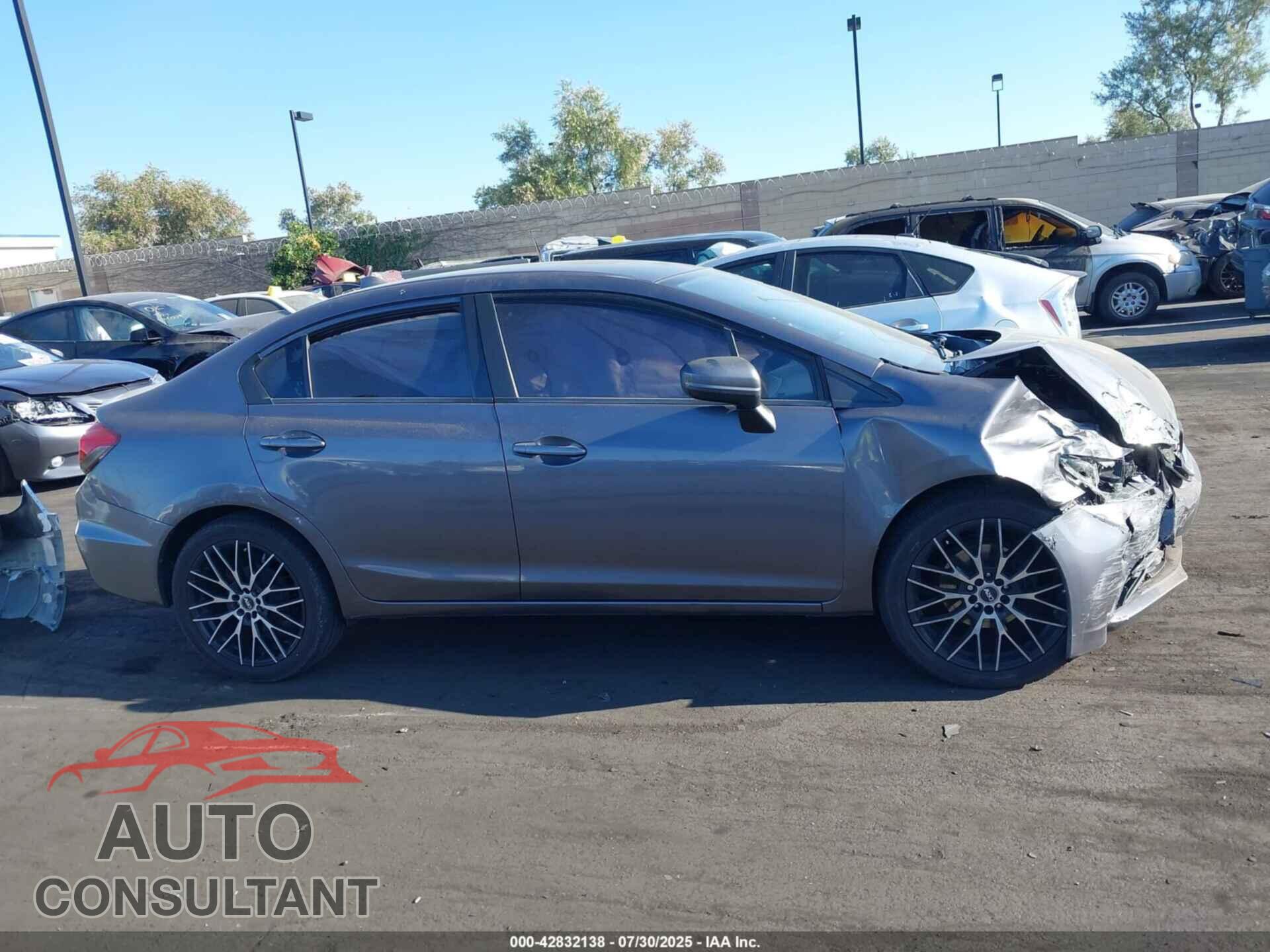 HONDA CIVIC 2015 - 19XFB2F75FE292751