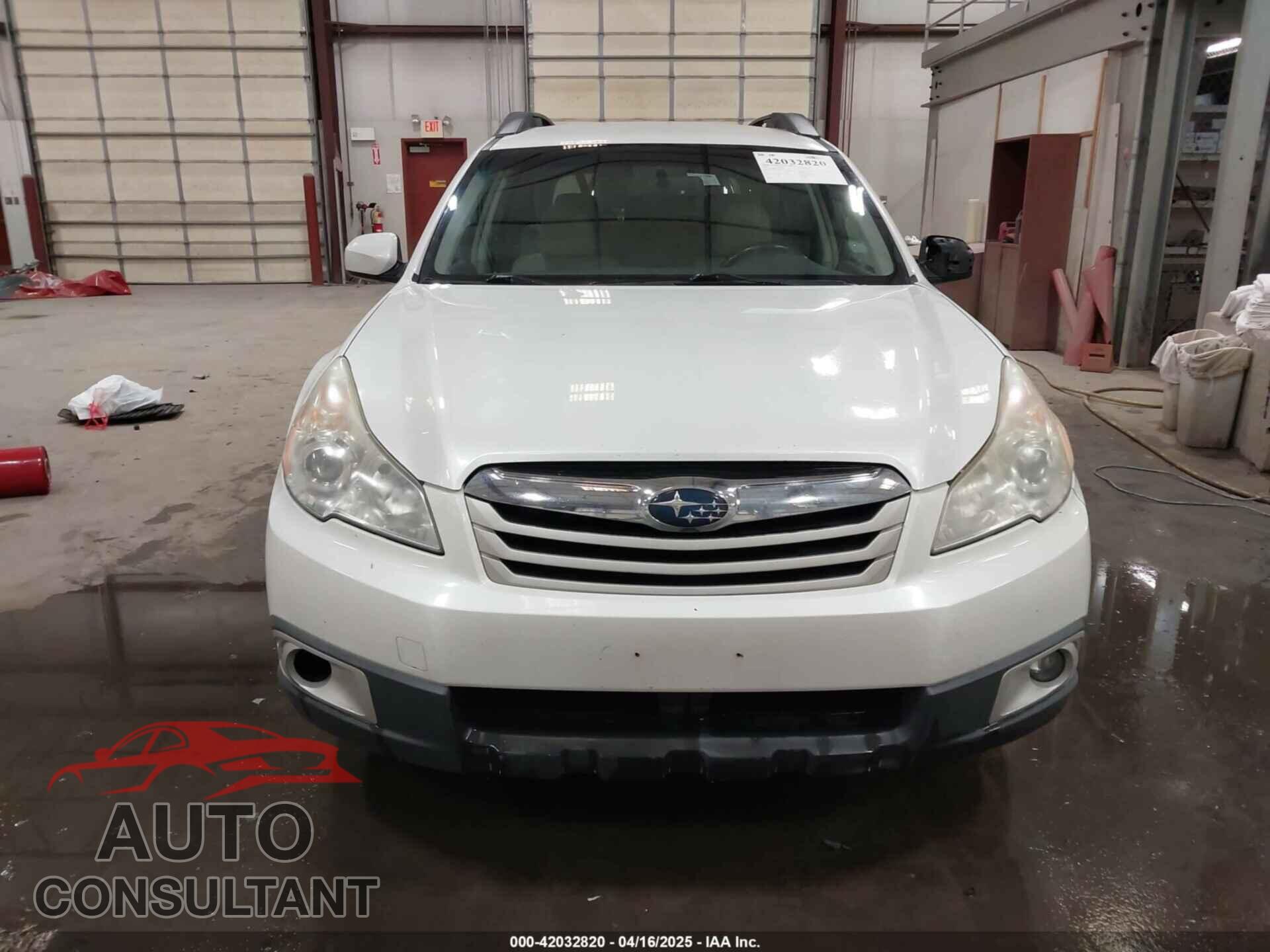 SUBARU OUTBACK 2011 - 4S4BRBCC2B3442565
