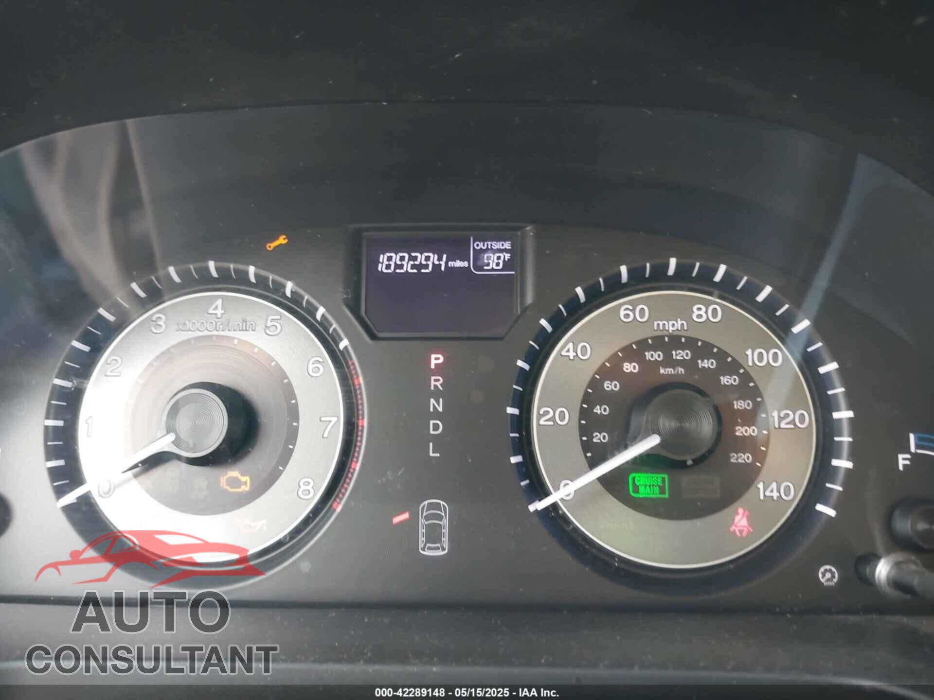 HONDA ODYSSEY 2011 - 5FNRL5H60BB071885
