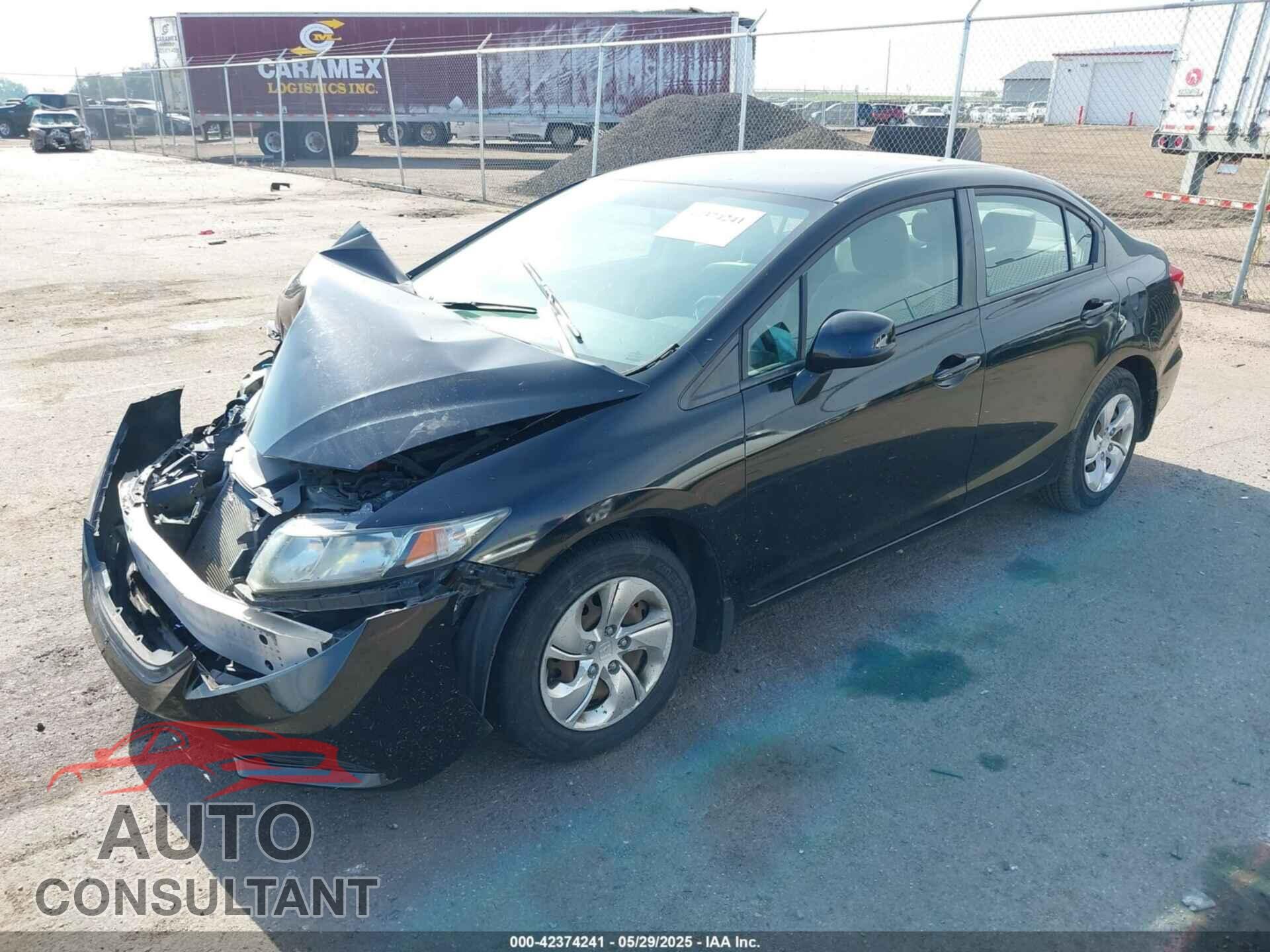 HONDA CIVIC 2013 - 2HGFB2F53DH516309