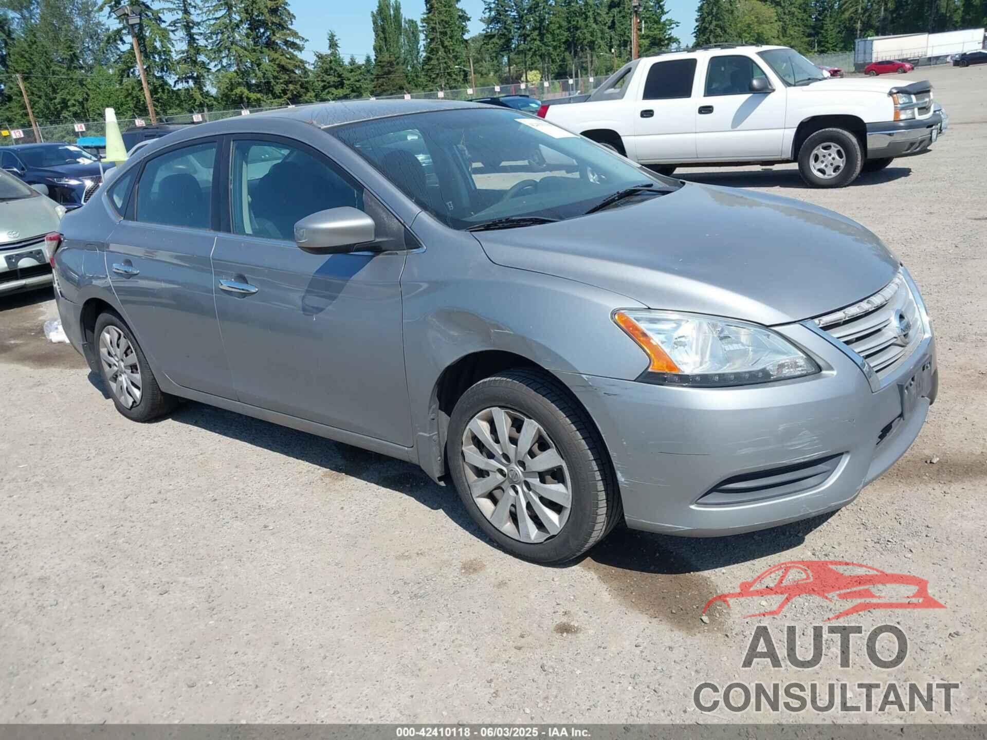 NISSAN SENTRA 2014 - 3N1AB7APXEY248176