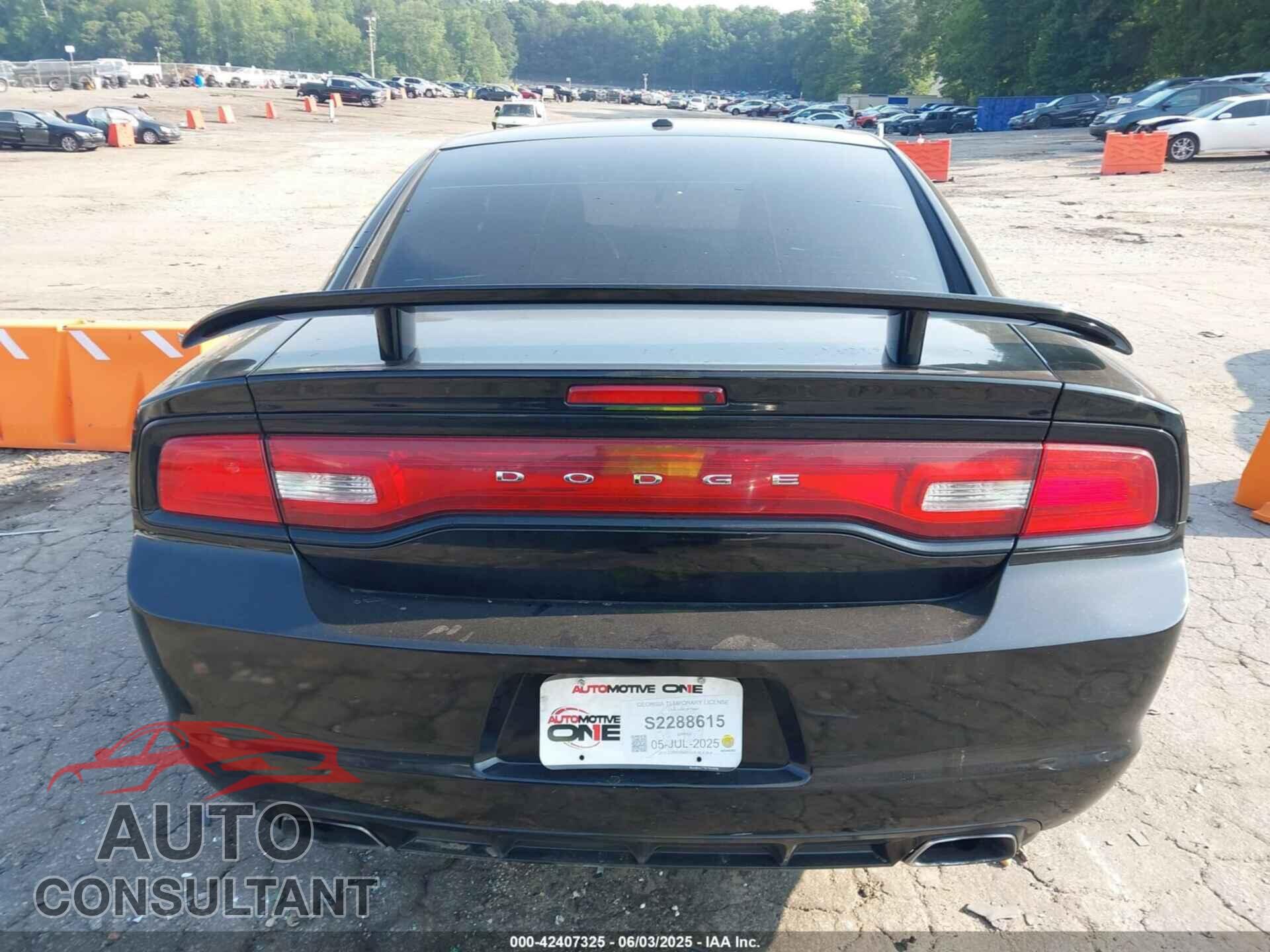 DODGE CHARGER 2012 - 2C3CDXHG2CH134945