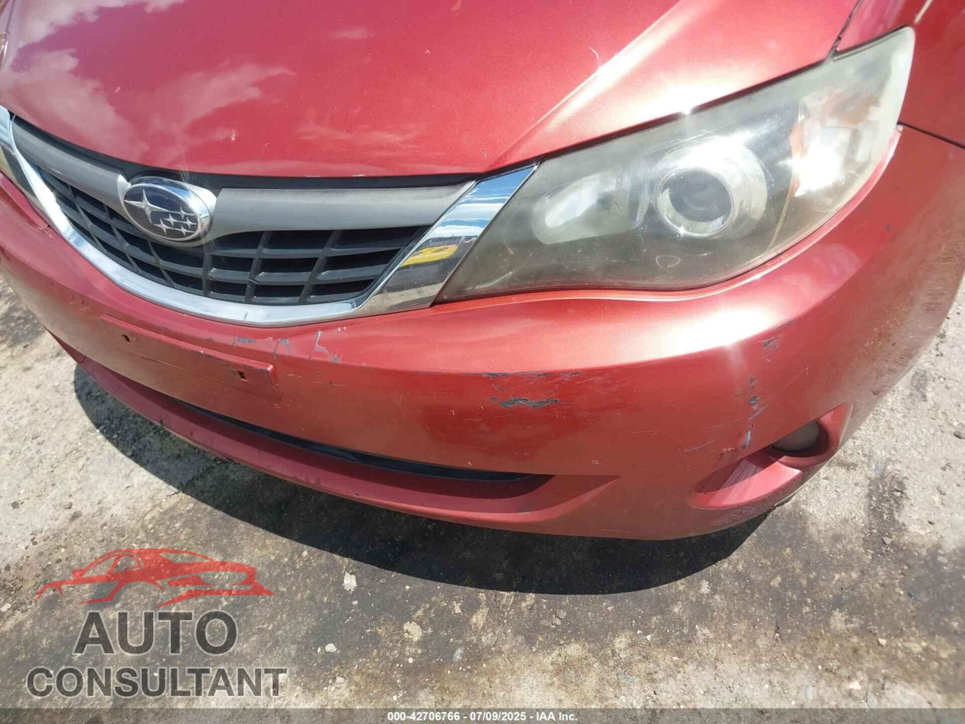 SUBARU IMPREZA 2009 - JF1GE60629H520065
