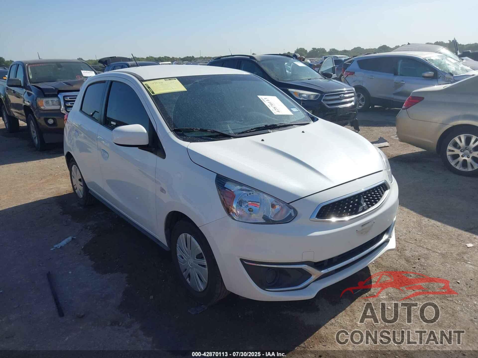 MITSUBISHI MIRAGE 2019 - ML32A3HJ9KH016676