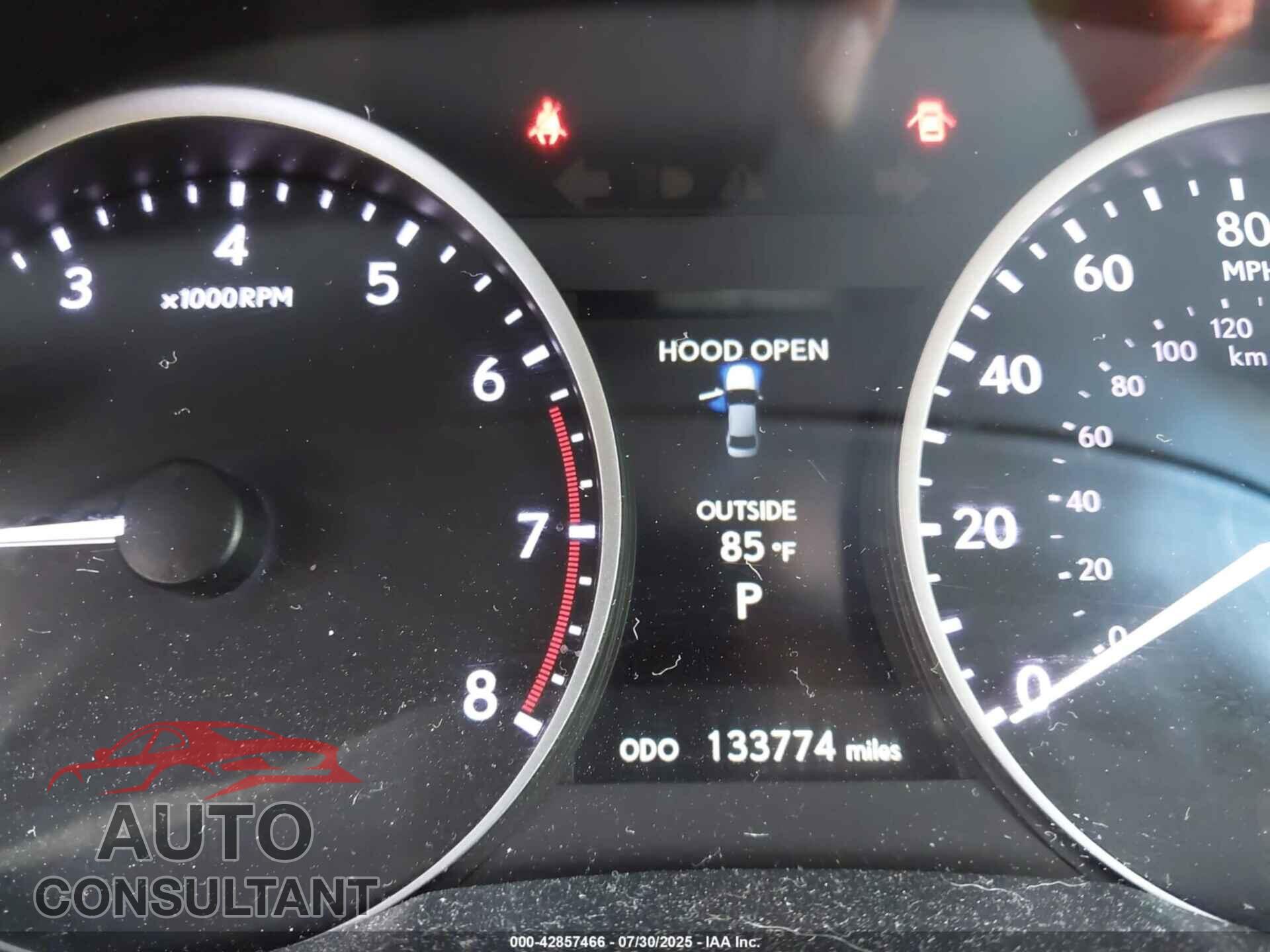 LEXUS ES 350 2013 - JTHBK1GG0D2011925