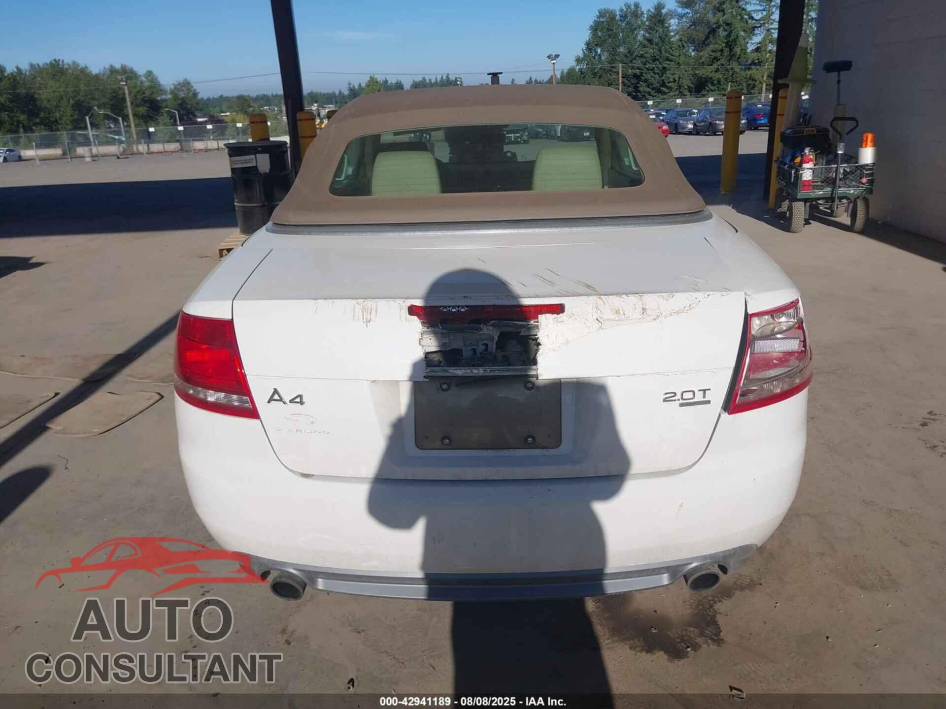 AUDI A4 2009 - WAUDF48H79K011738