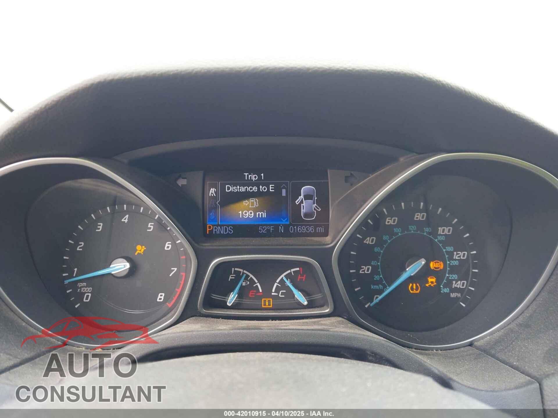 FORD FOCUS 2013 - 1FADP3N2XDL225397